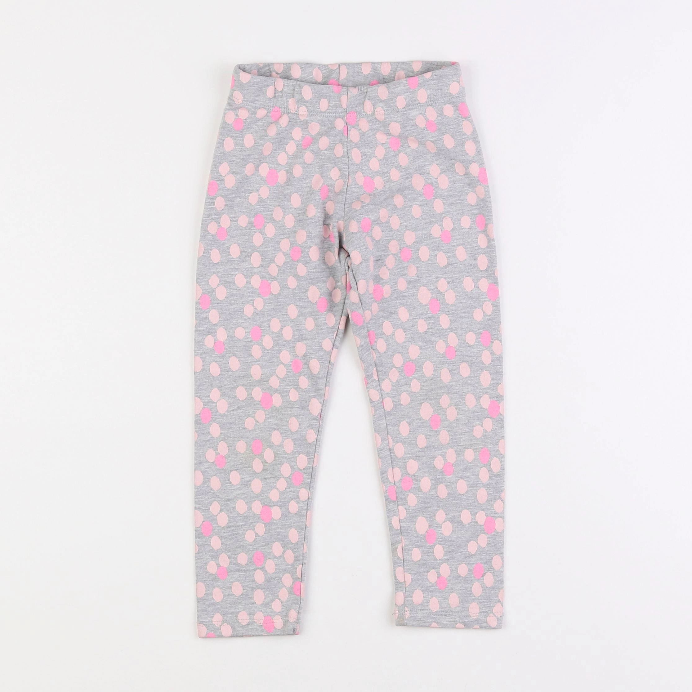 H&M - legging gris - 3/4 ans