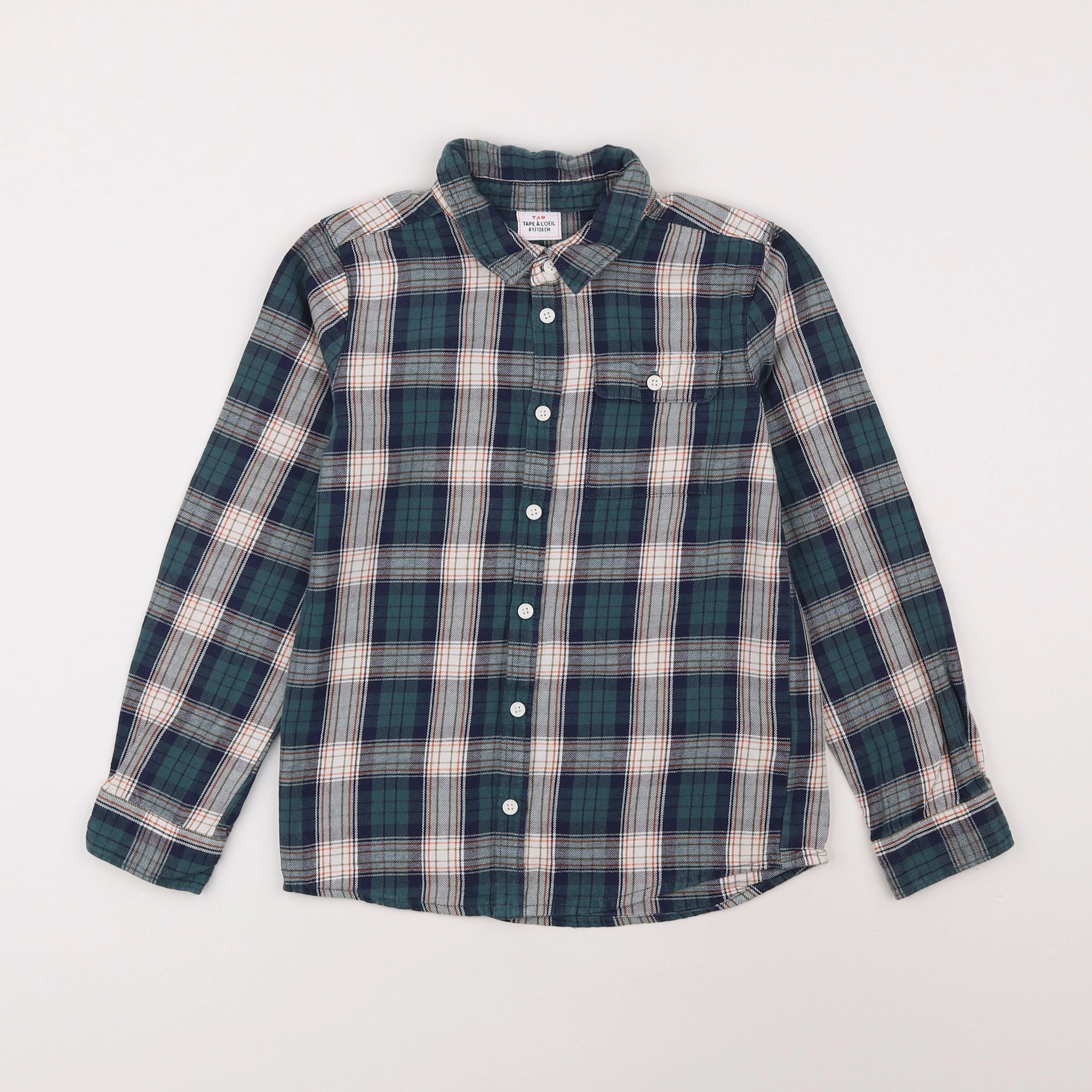 Tape à l'oeil - chemise vert - 8 ans