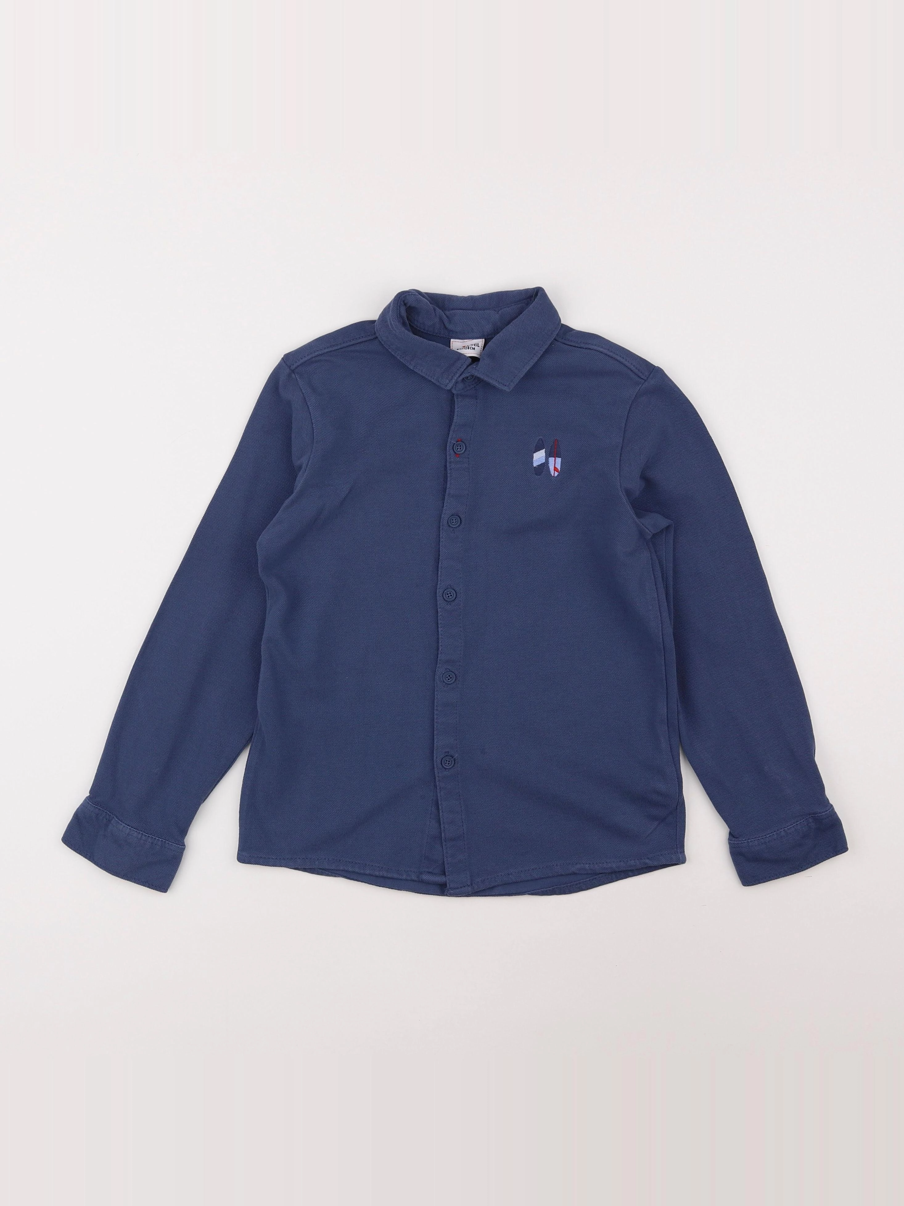 Tape à l'oeil - polo bleu - 8 ans