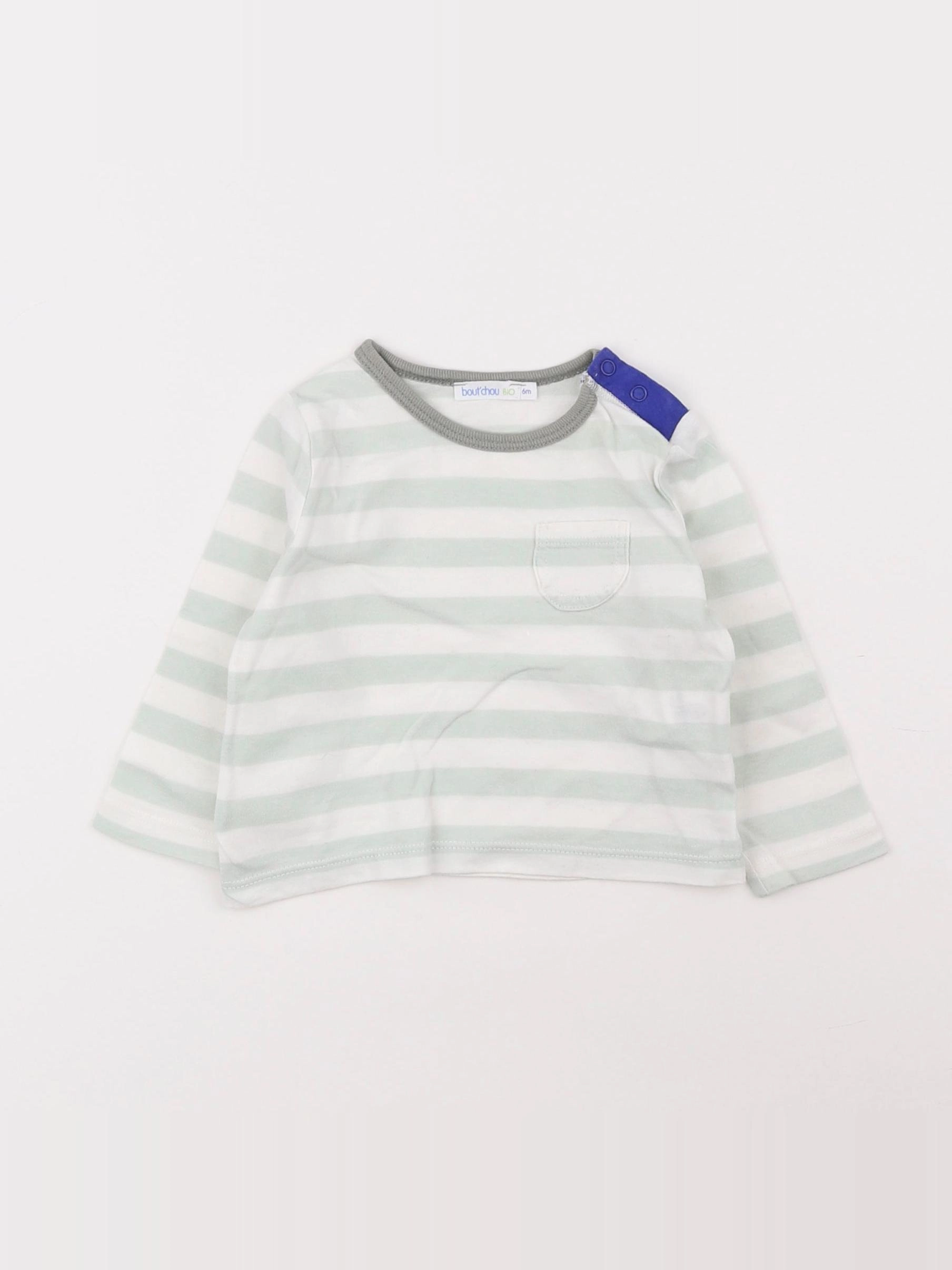 Boutchou - tee-shirt vert - 6 mois