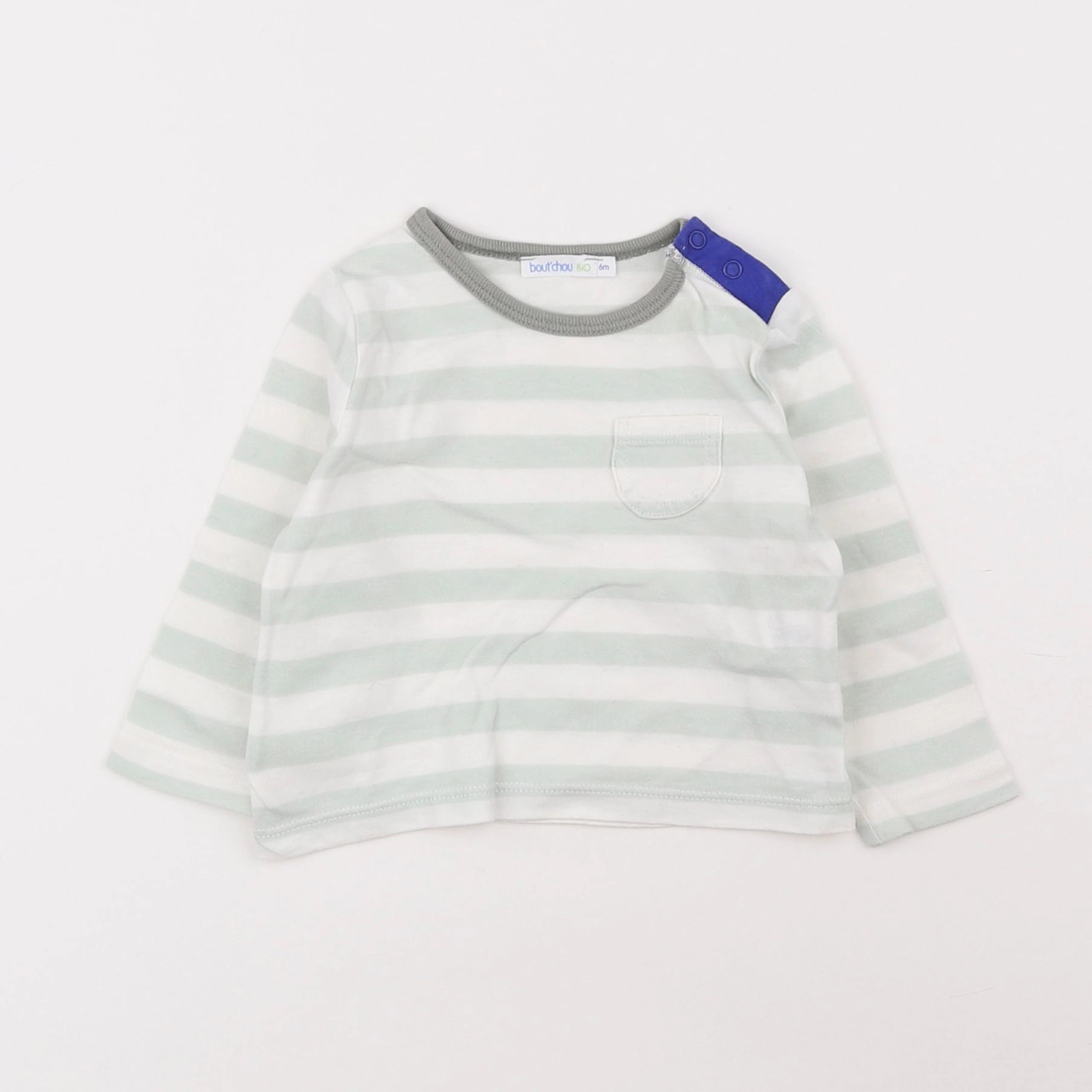 Boutchou - tee-shirt vert - 6 mois