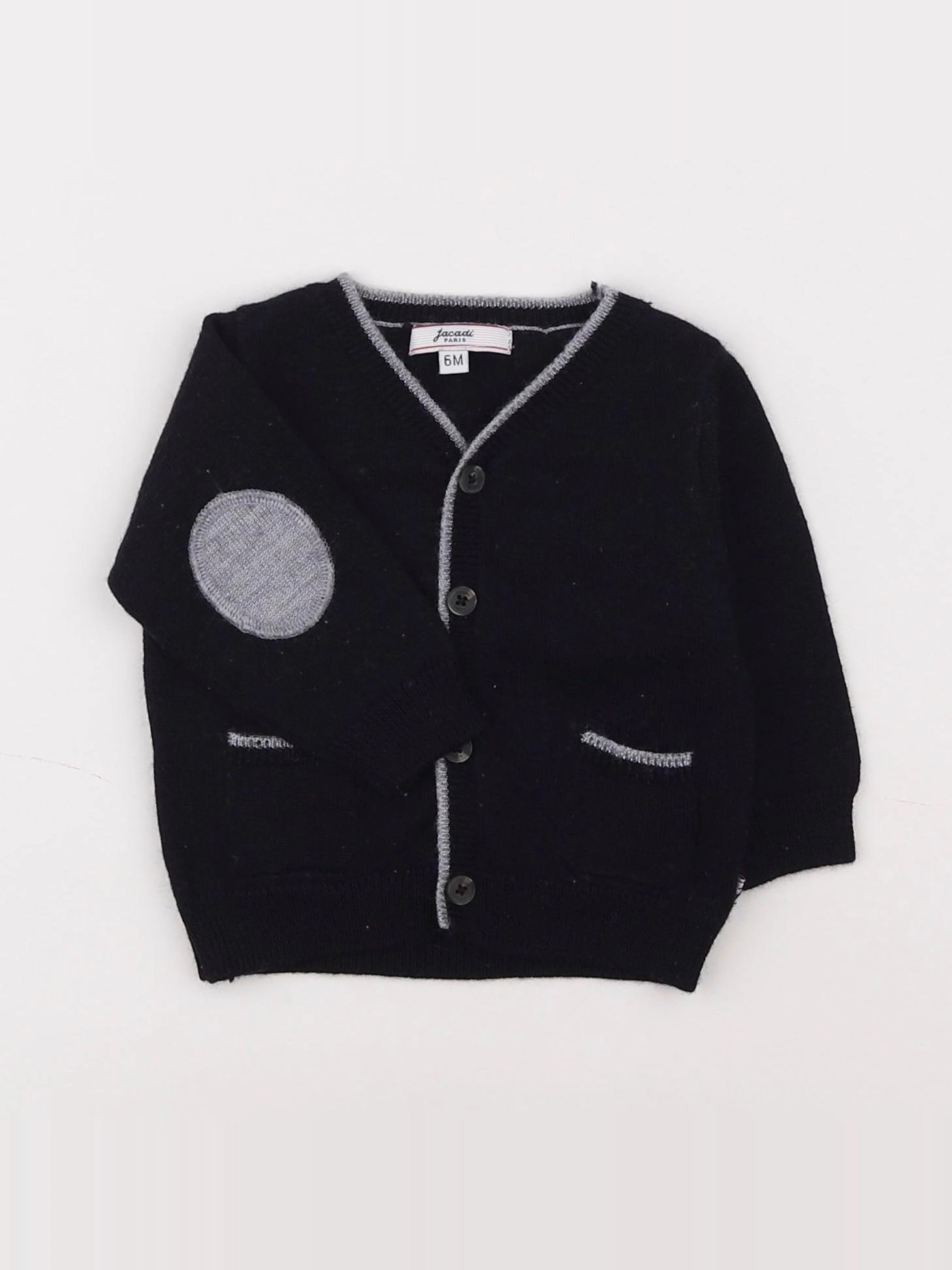 Jacadi - gilet bleu - 6 mois
