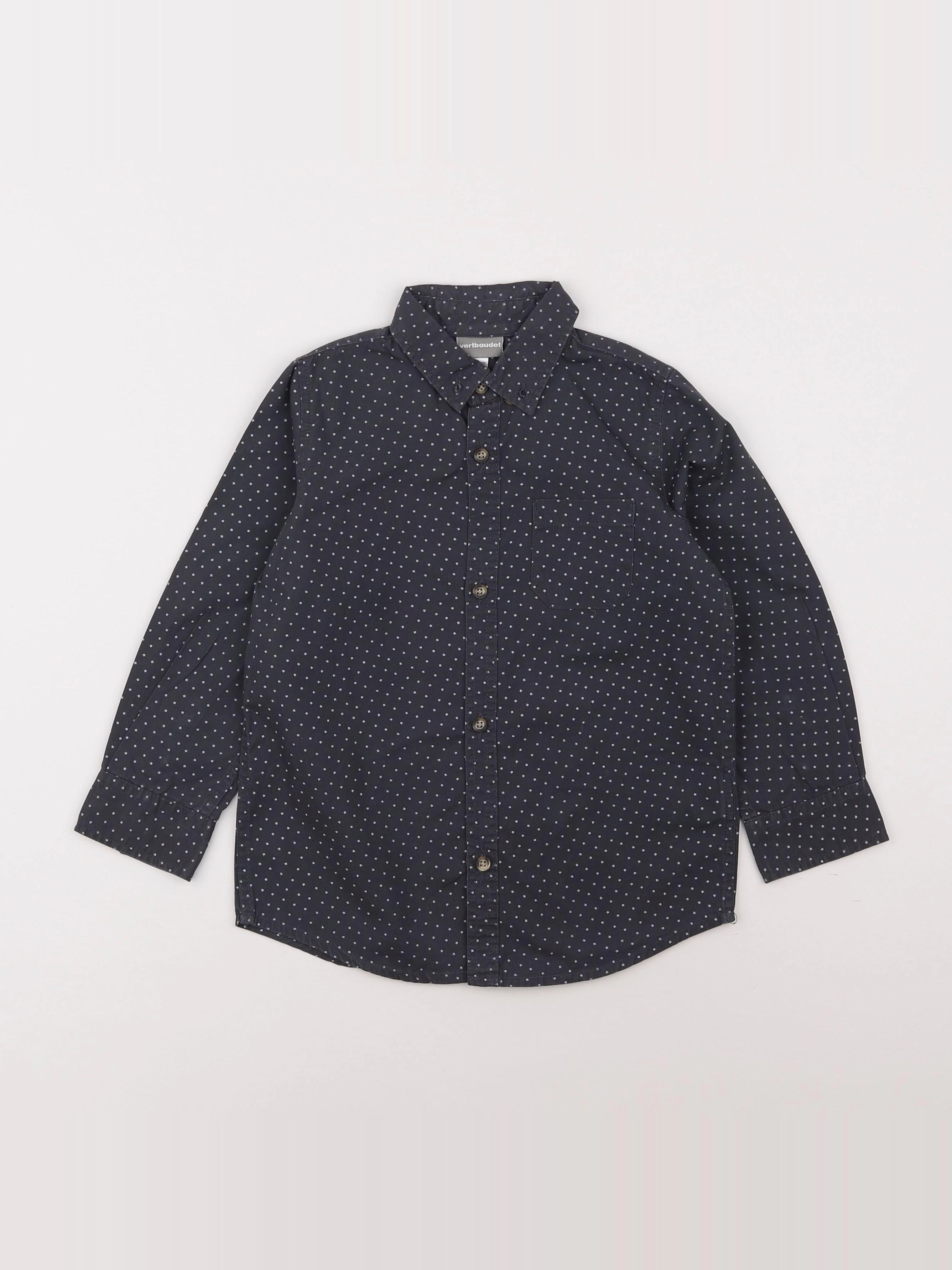 Vertbaudet - chemise gris - 5 ans