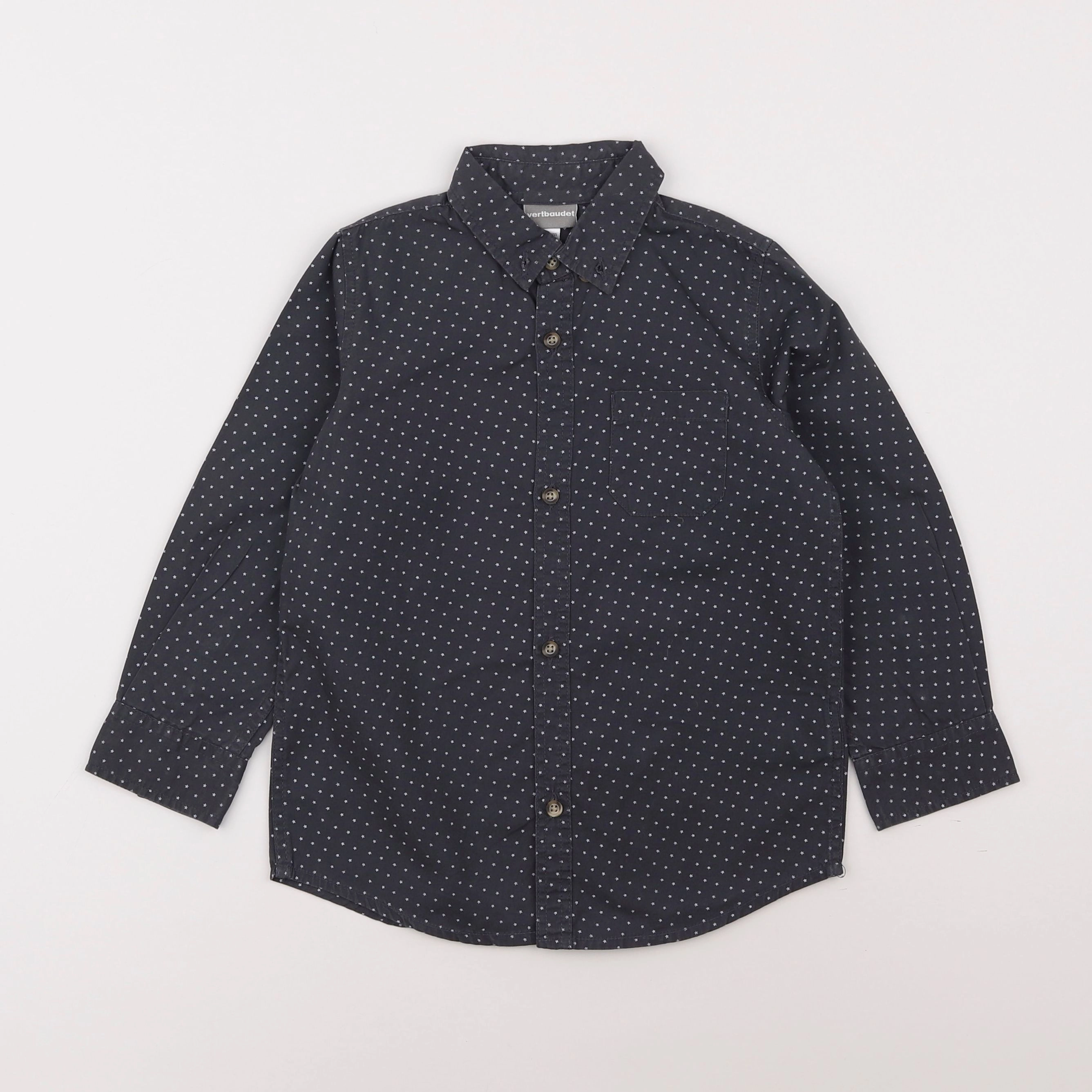 Vertbaudet - chemise gris - 5 ans