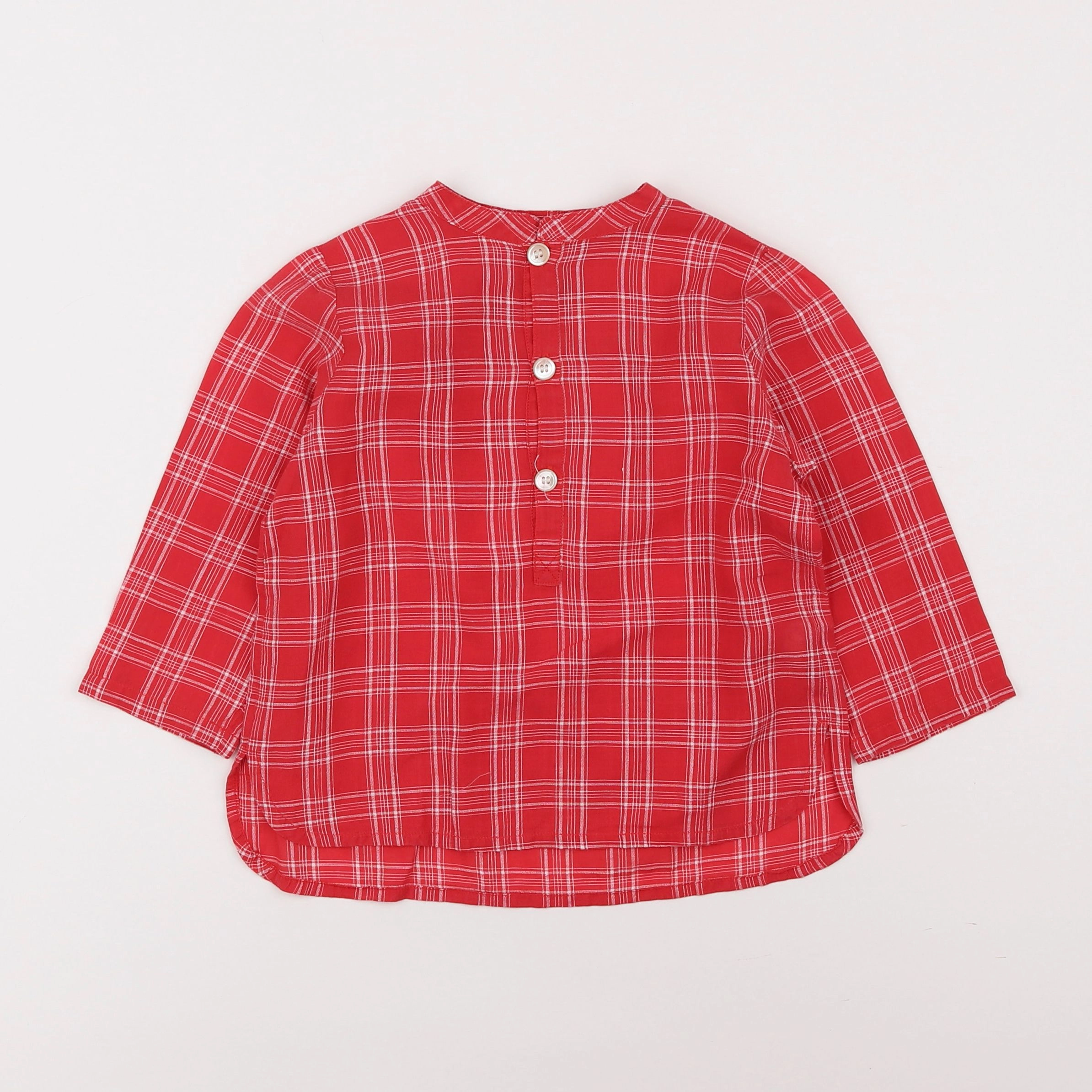 Bonton - blouse rouge - 2 ans