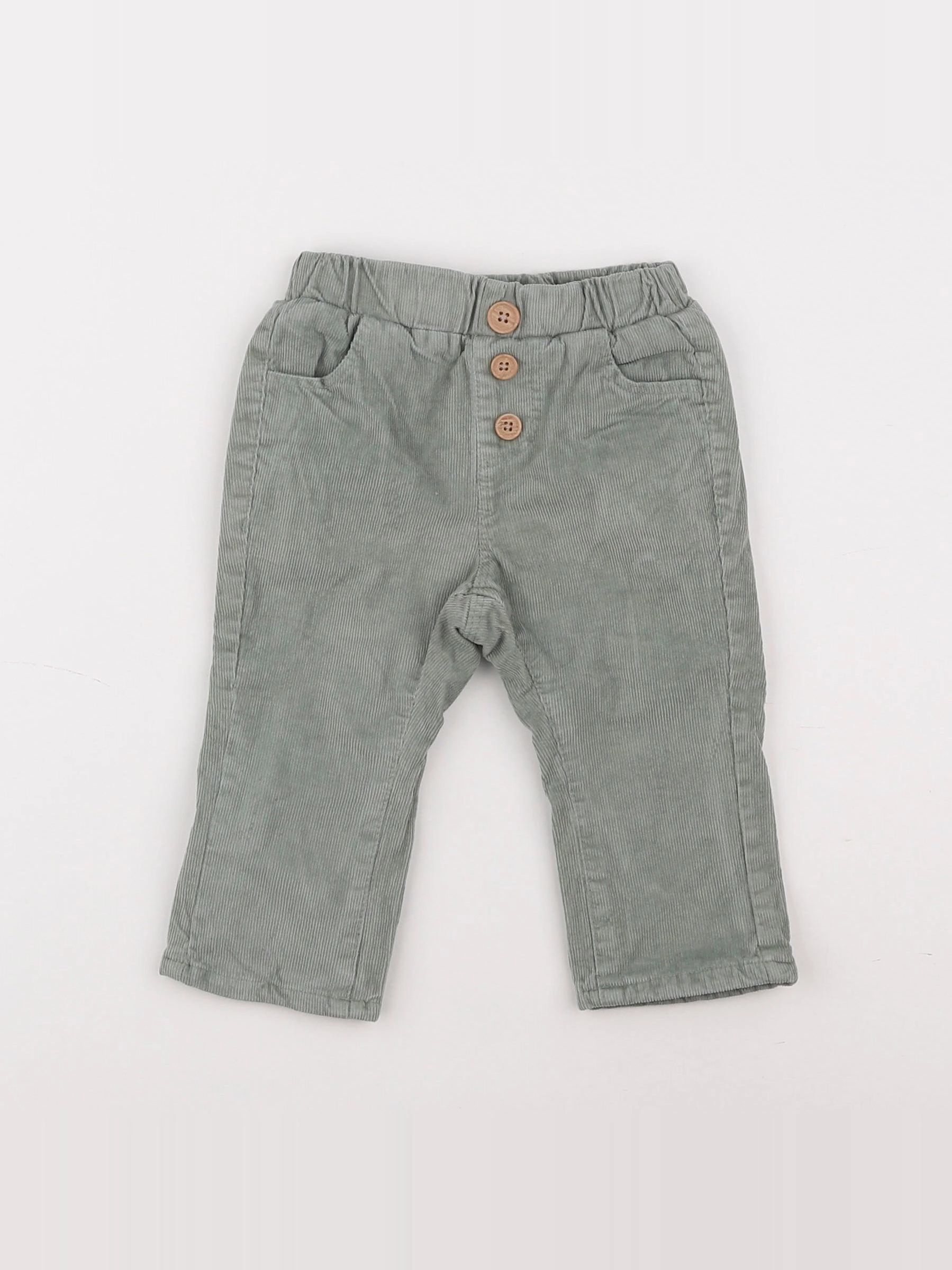 Tape à l'oeil - pantalon vert - 6 mois