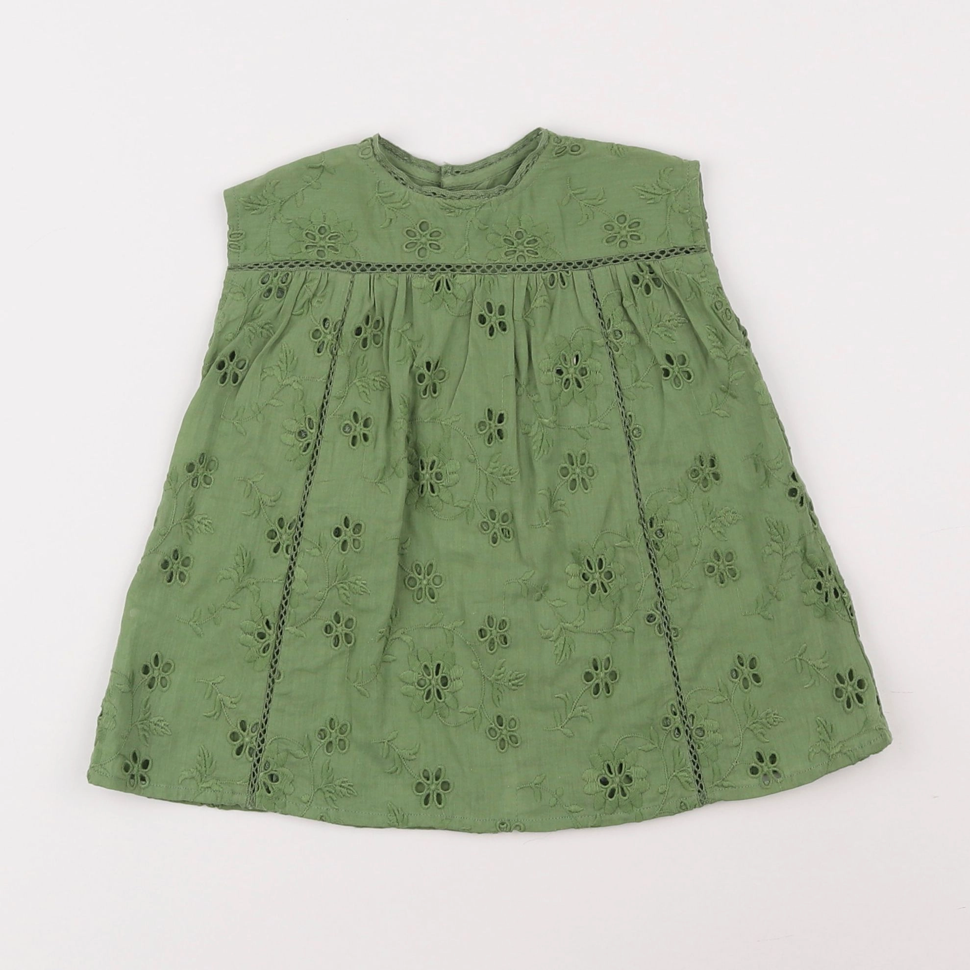 Bonton - robe vert - 6 mois