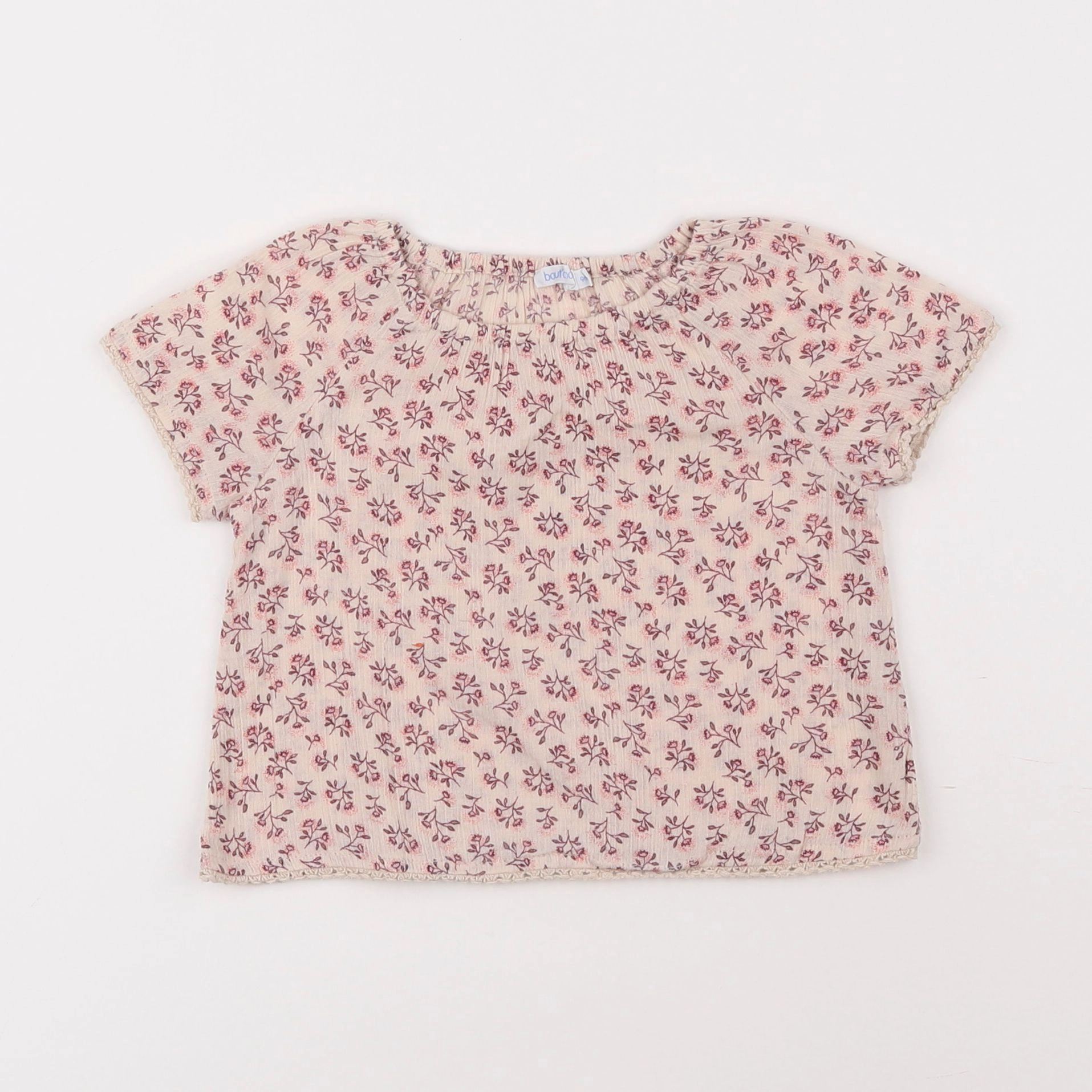Boutchou - blouse rose - 9 mois