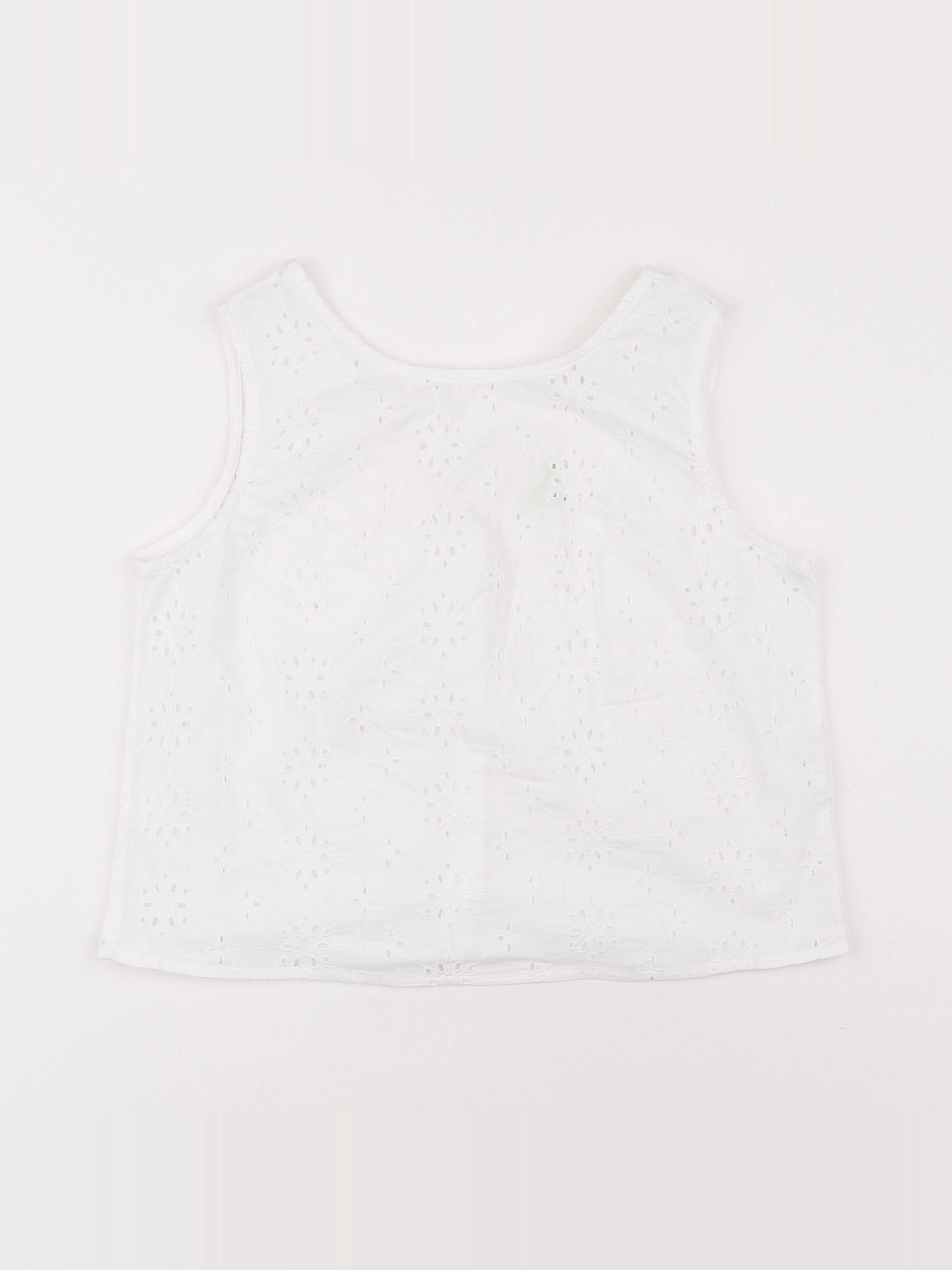 Vertbaudet - blouse blanc - 12 ans