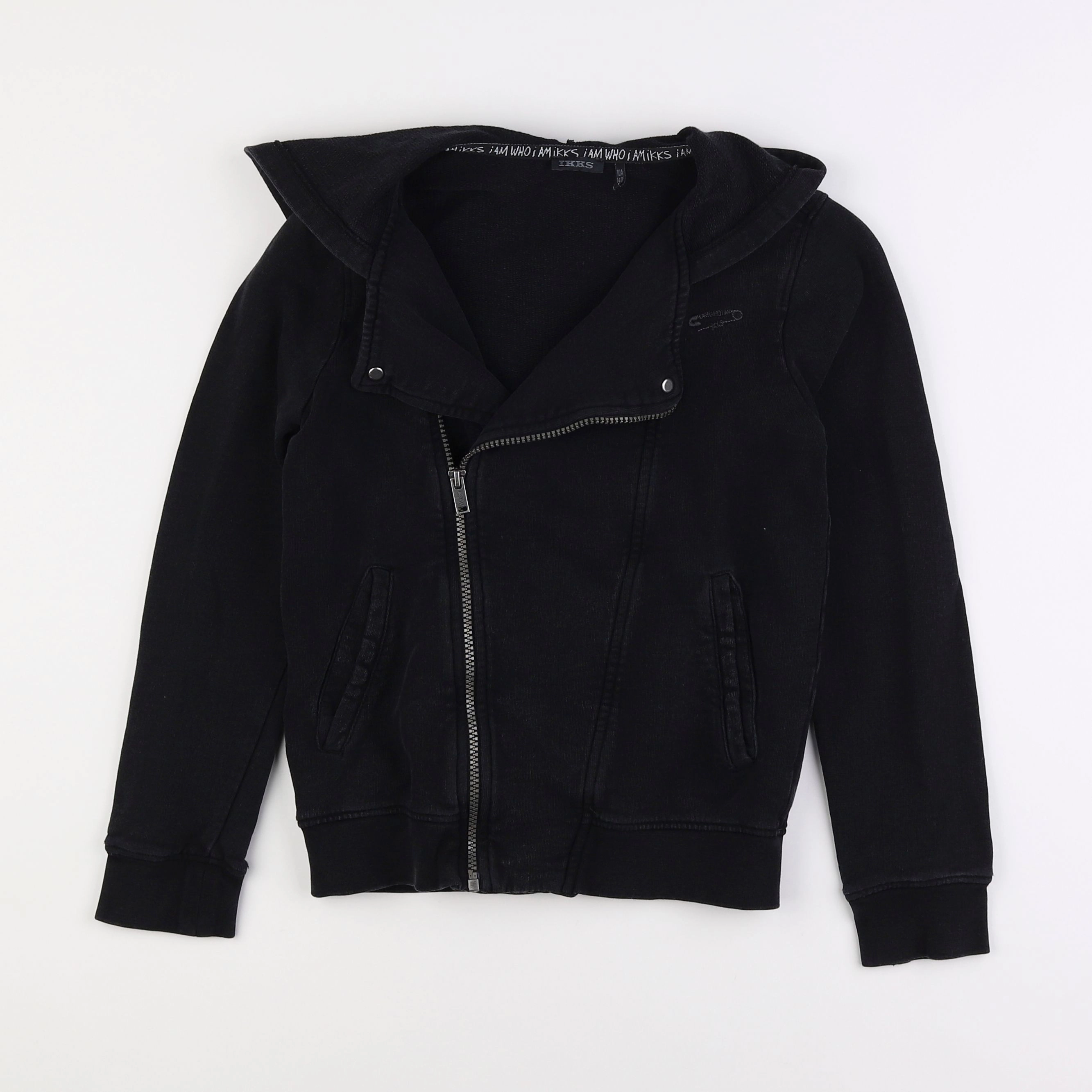 IKKS - veste gris - 10 ans