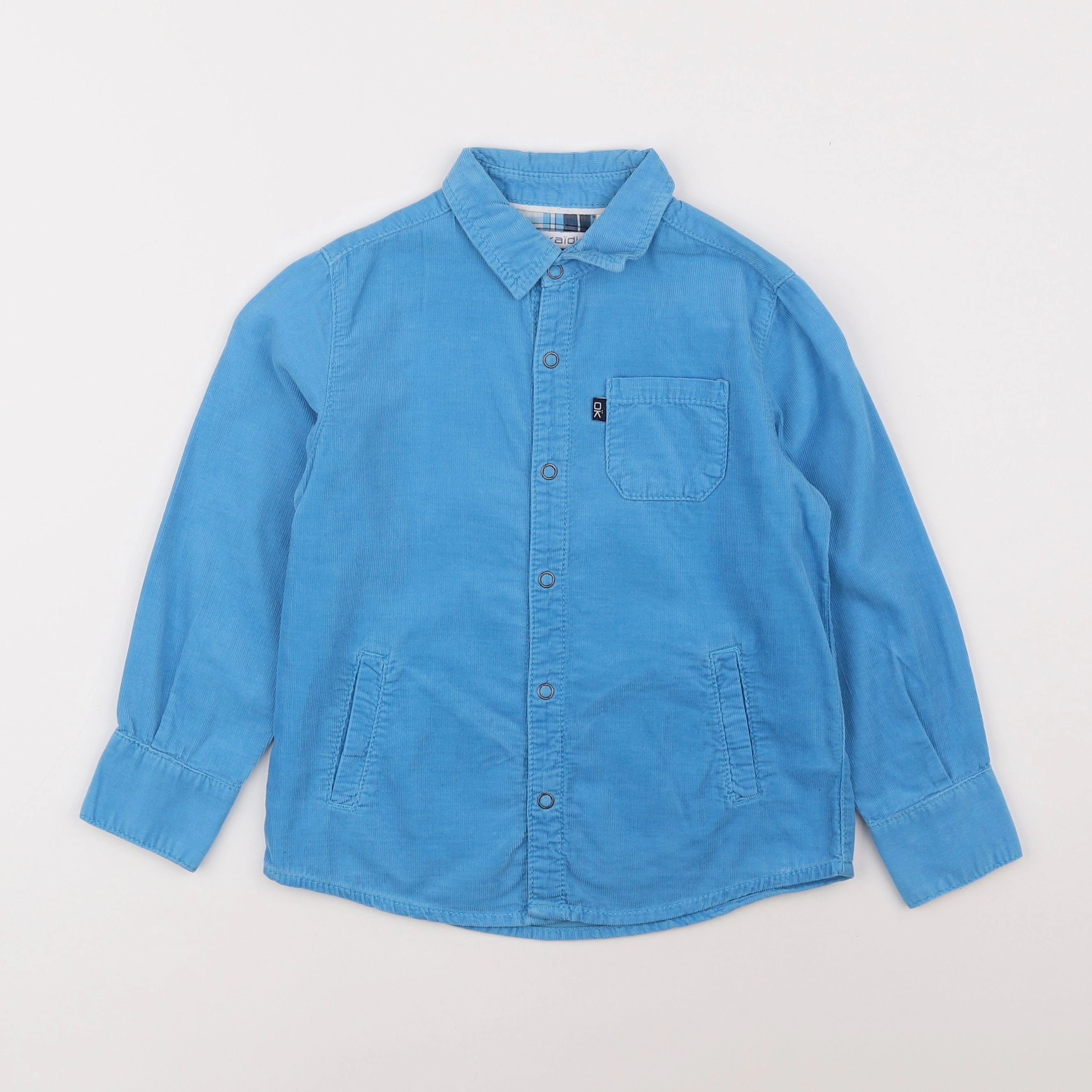 Okaidi - chemise bleu - 5 ans