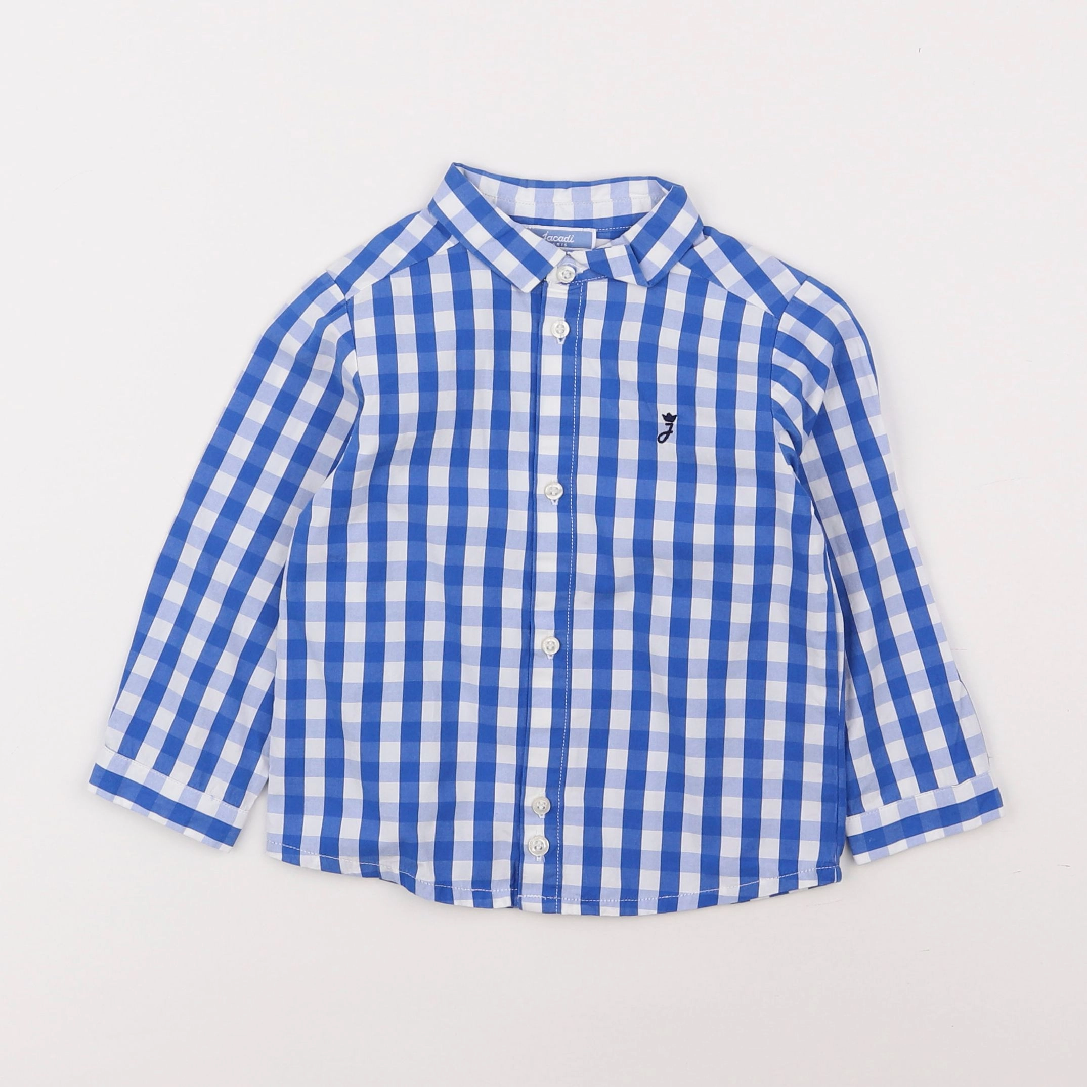 Jacadi - chemise bleu, blanc - 18 mois