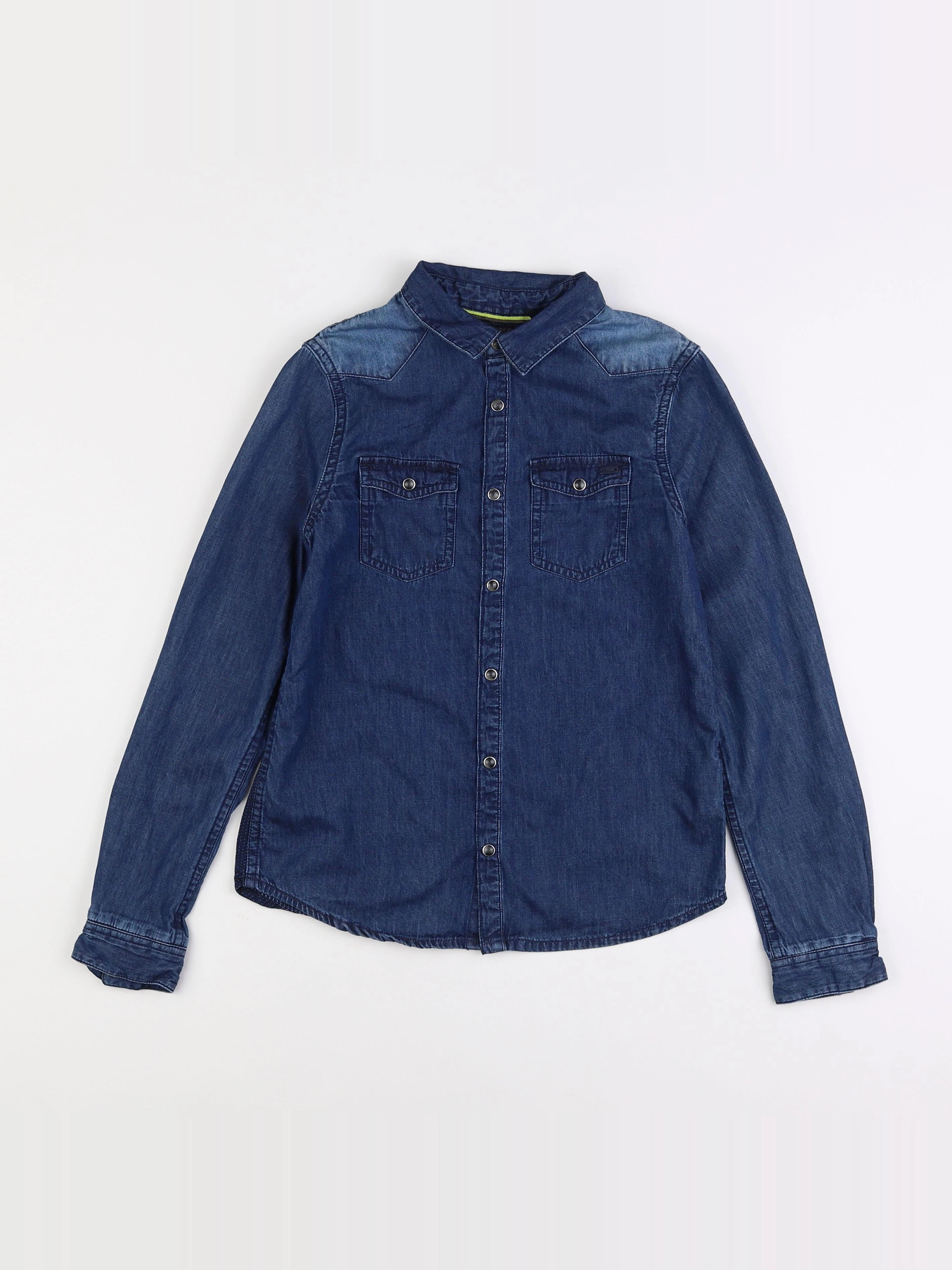 IKKS - chemise bleu - 10 ans