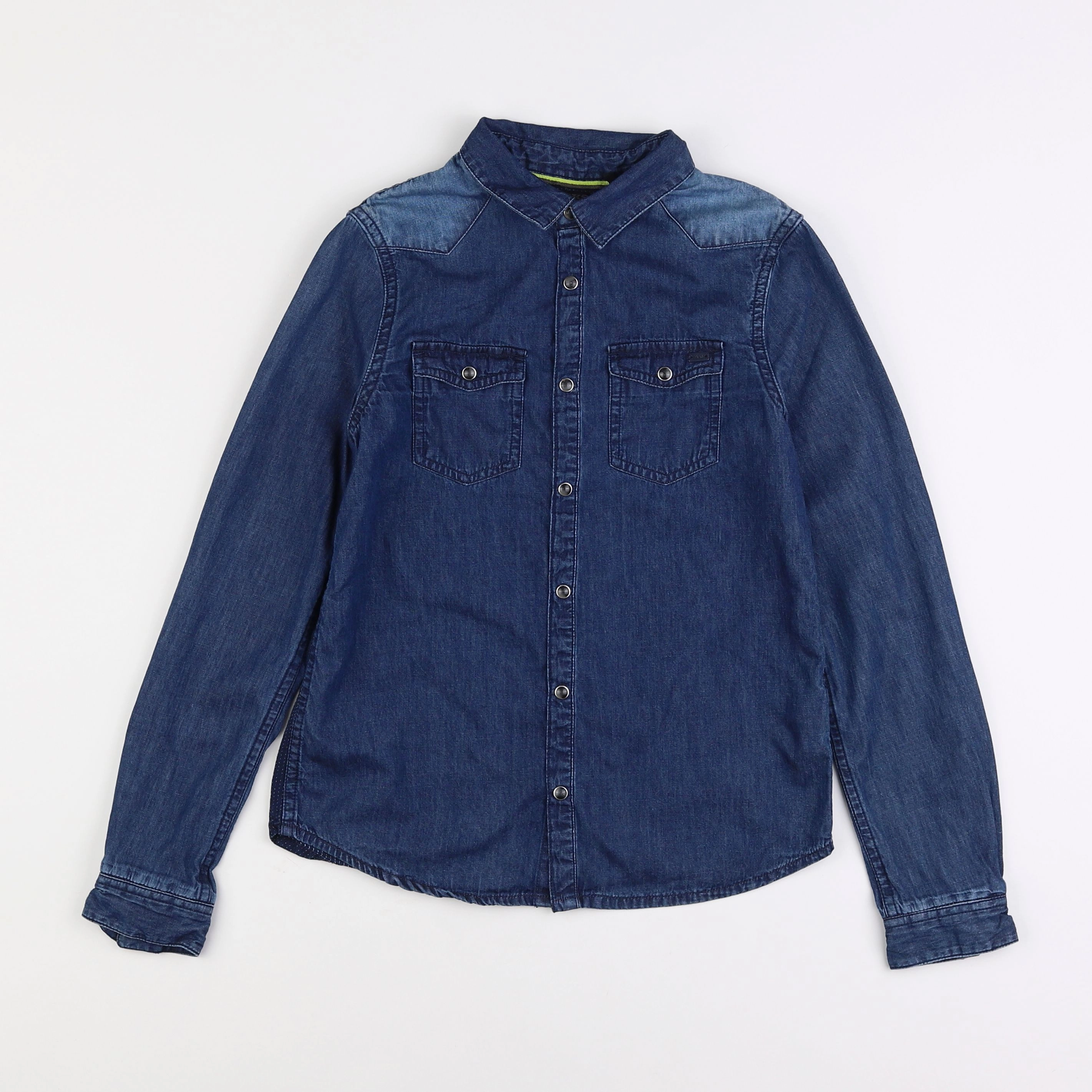 IKKS - chemise bleu - 10 ans