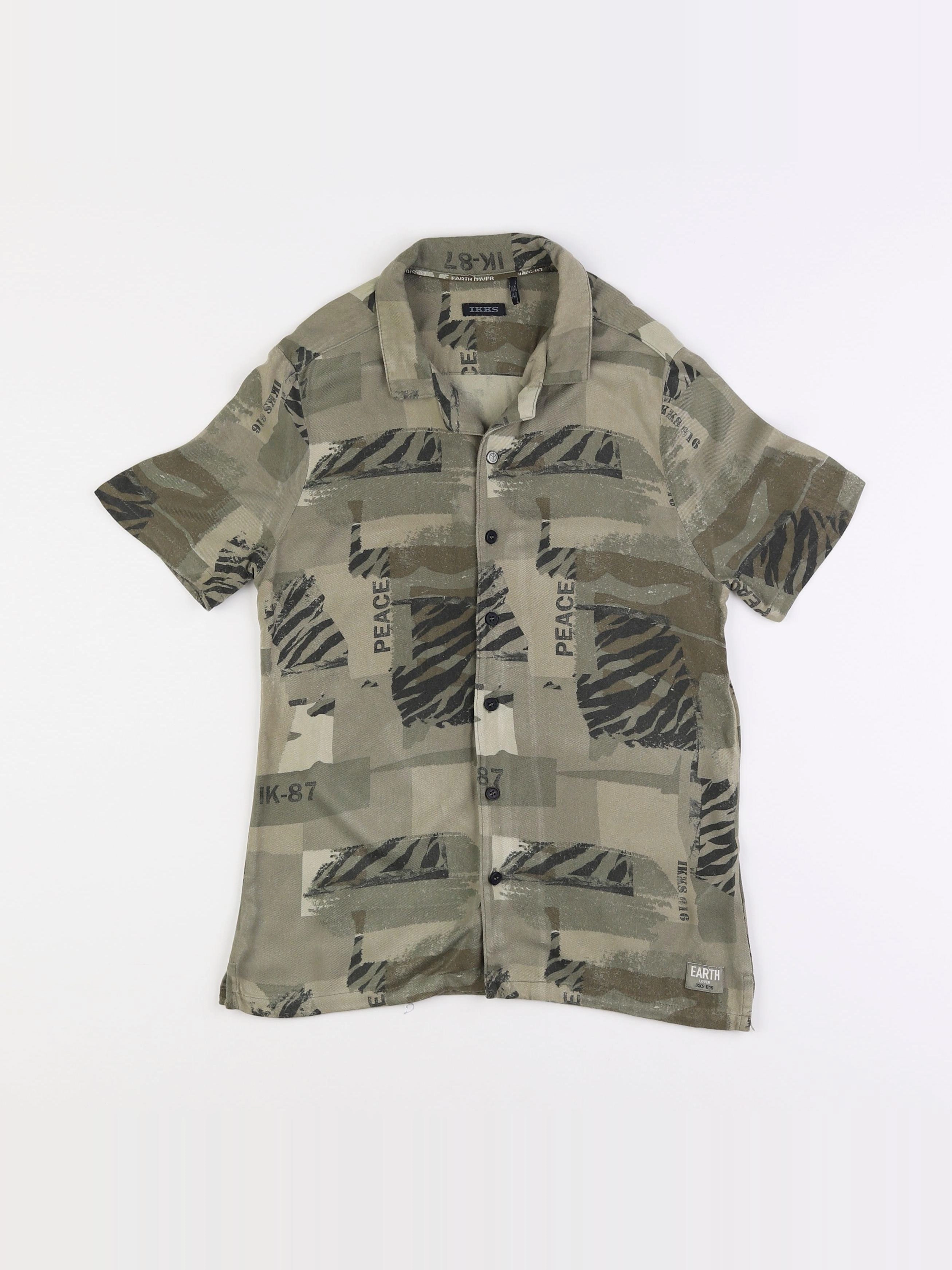 IKKS - chemise vert - 10 ans