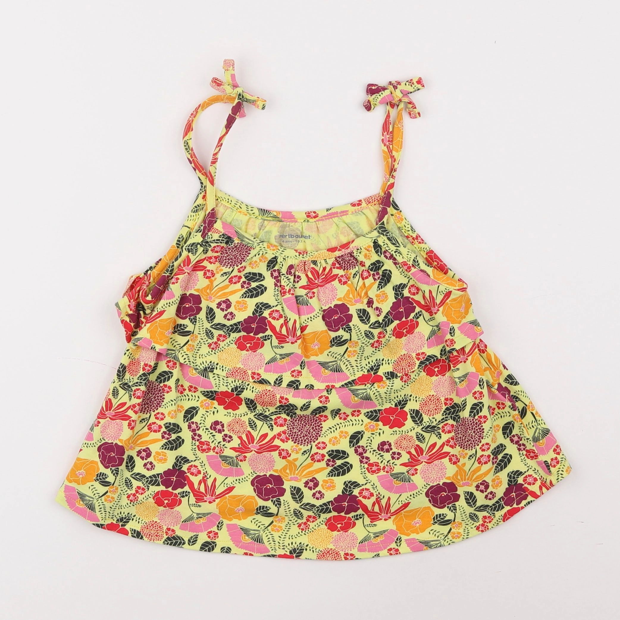 Vertbaudet - débardeur multicolore - 4 ans