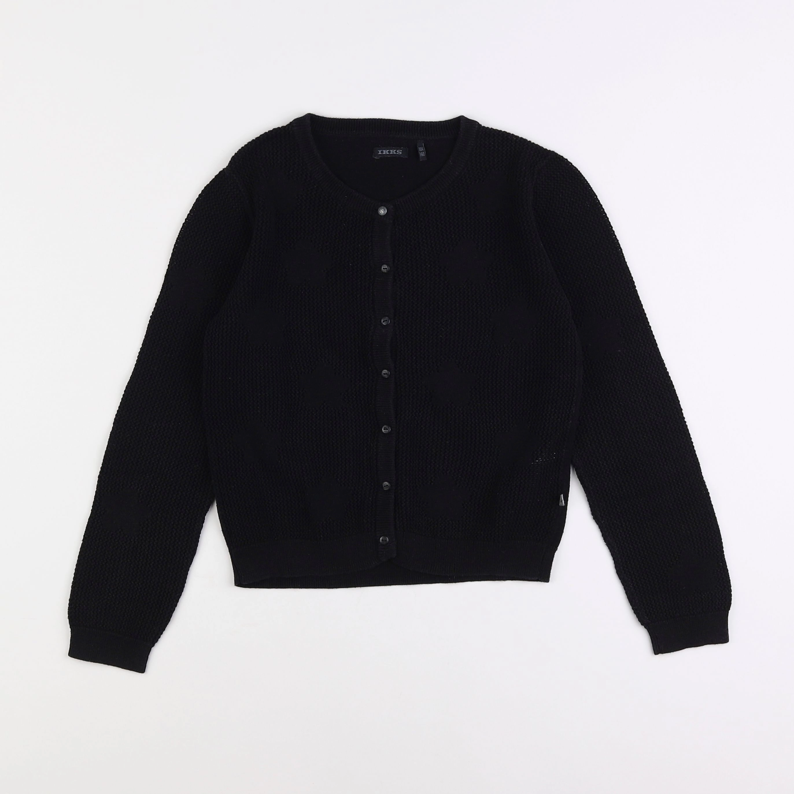 IKKS - gilet noir - 10 ans