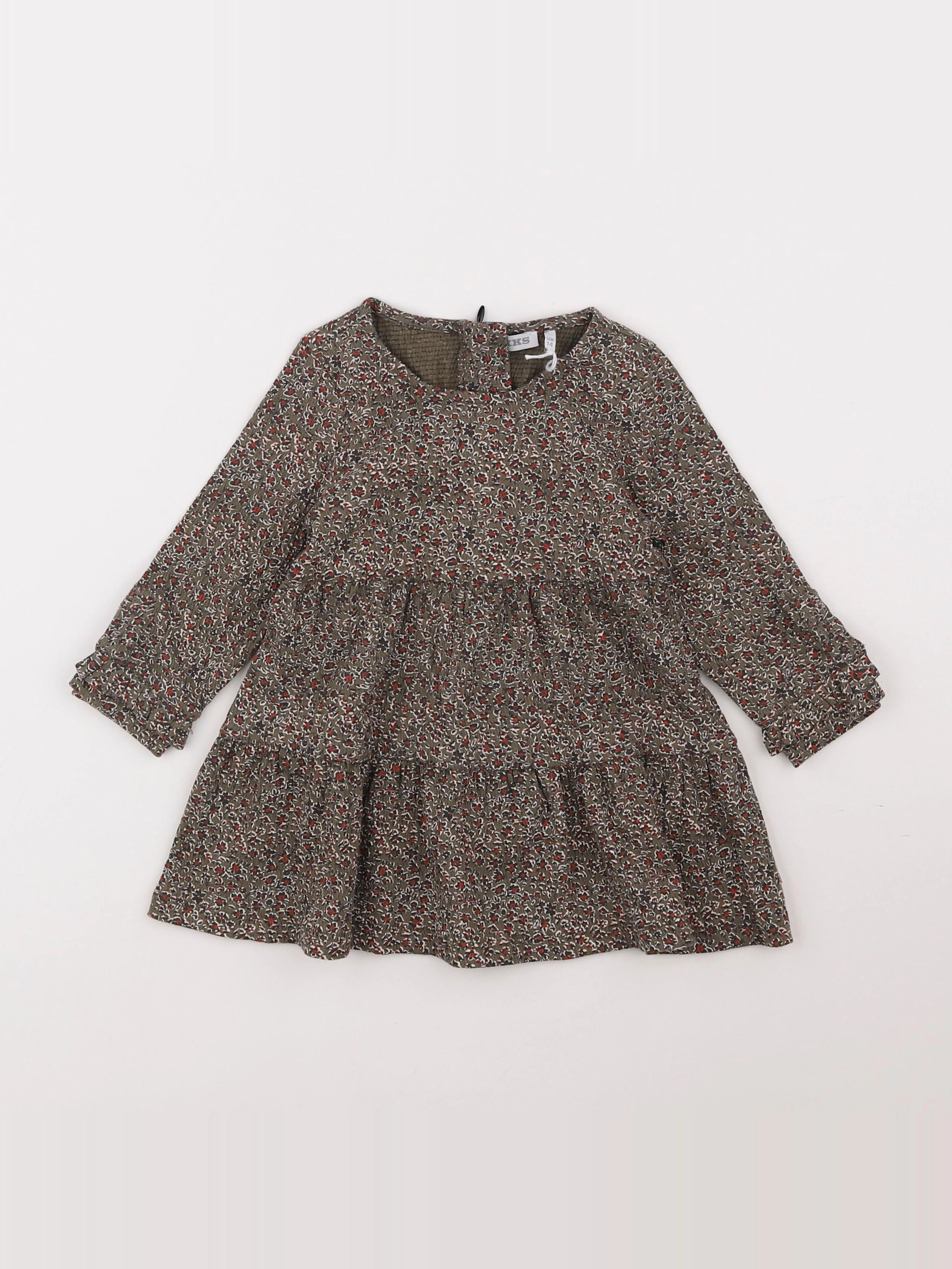 IKKS - robe vert - 12 mois