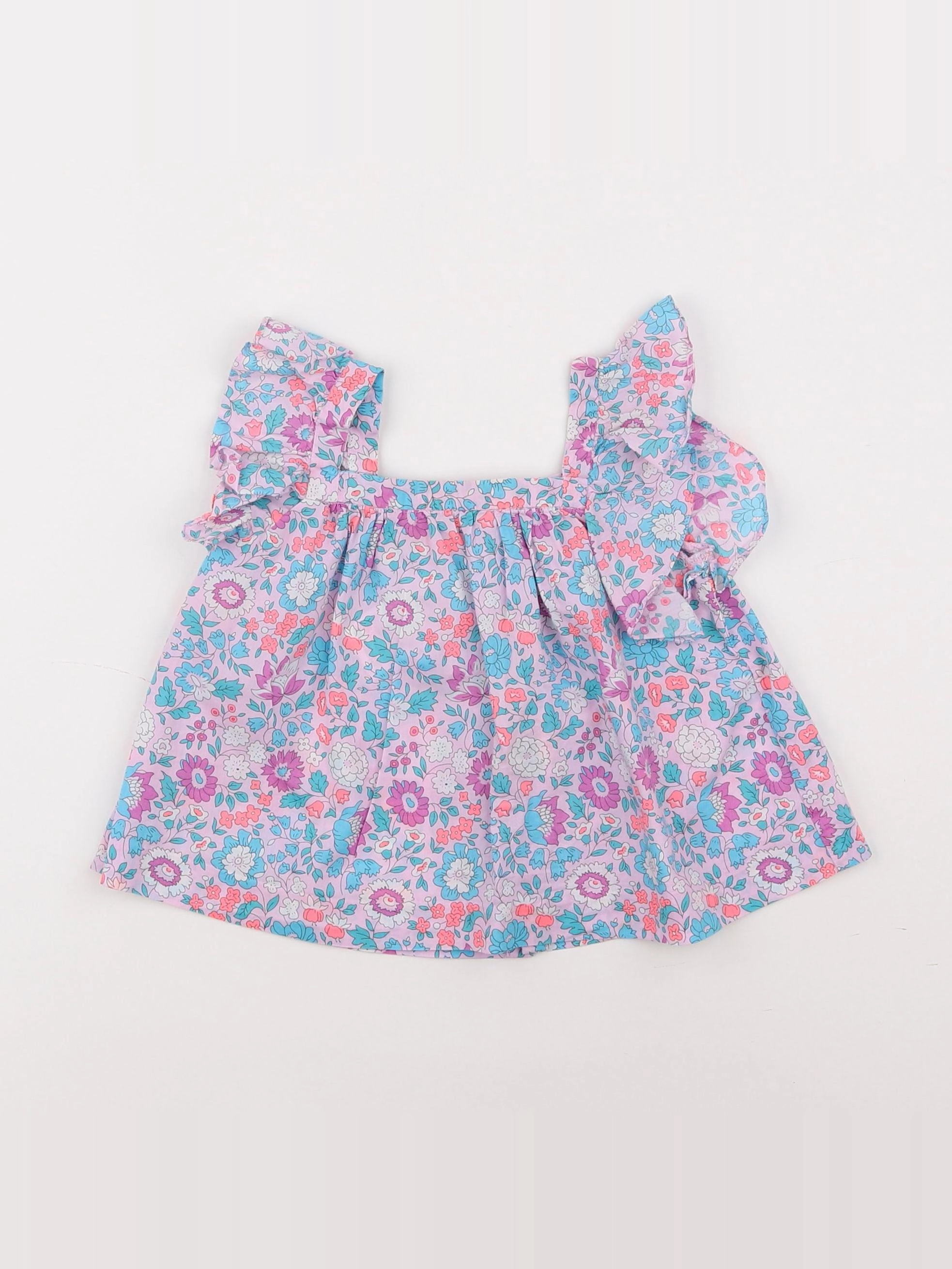 Jacadi - blouse liberty violet - 18 mois