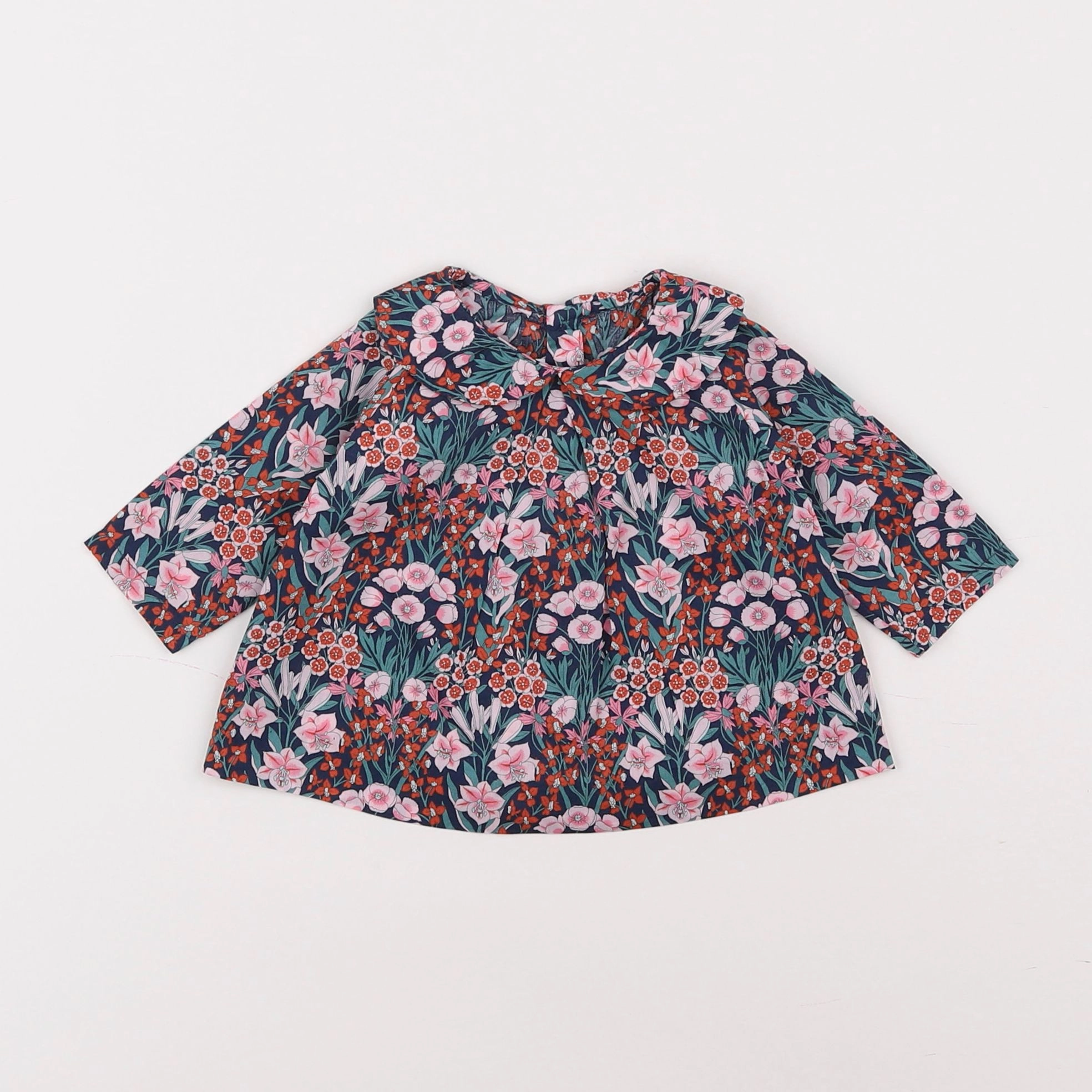 Jacadi - blouse liberty multicolore - 1 mois