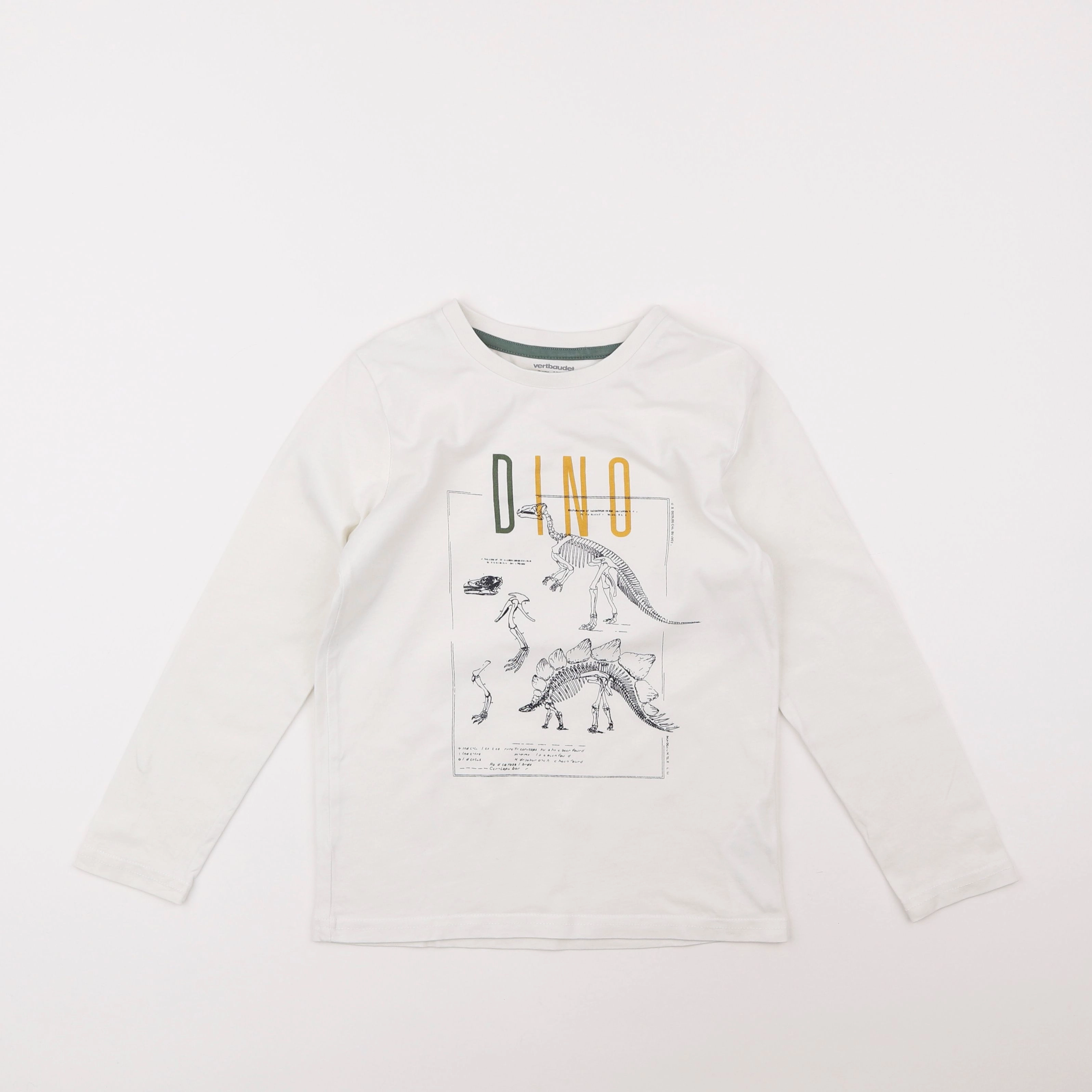 Vertbaudet - tee-shirt blanc - 8 ans