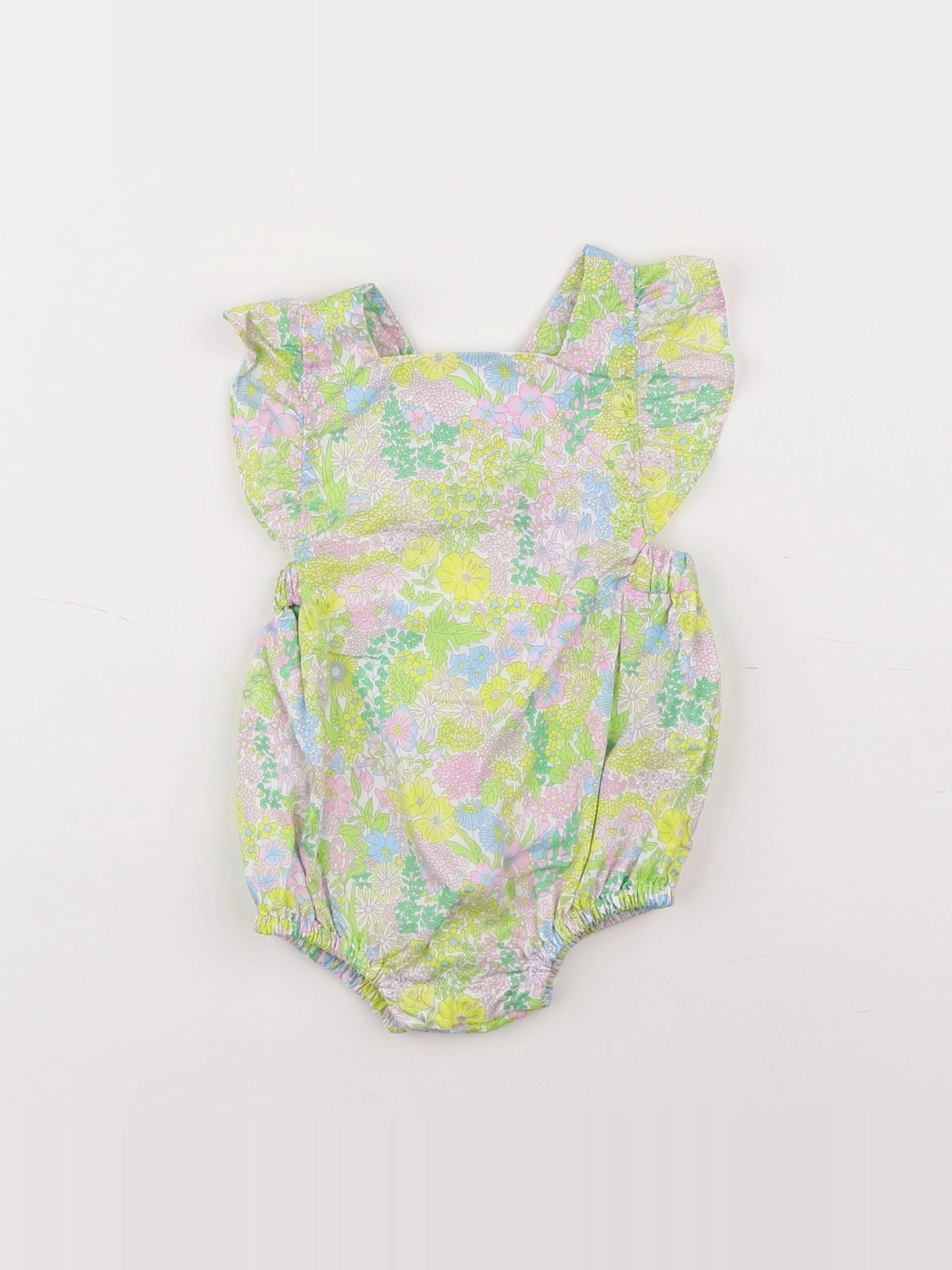 Jacadi - combinaison liberty multicolore - 3 mois