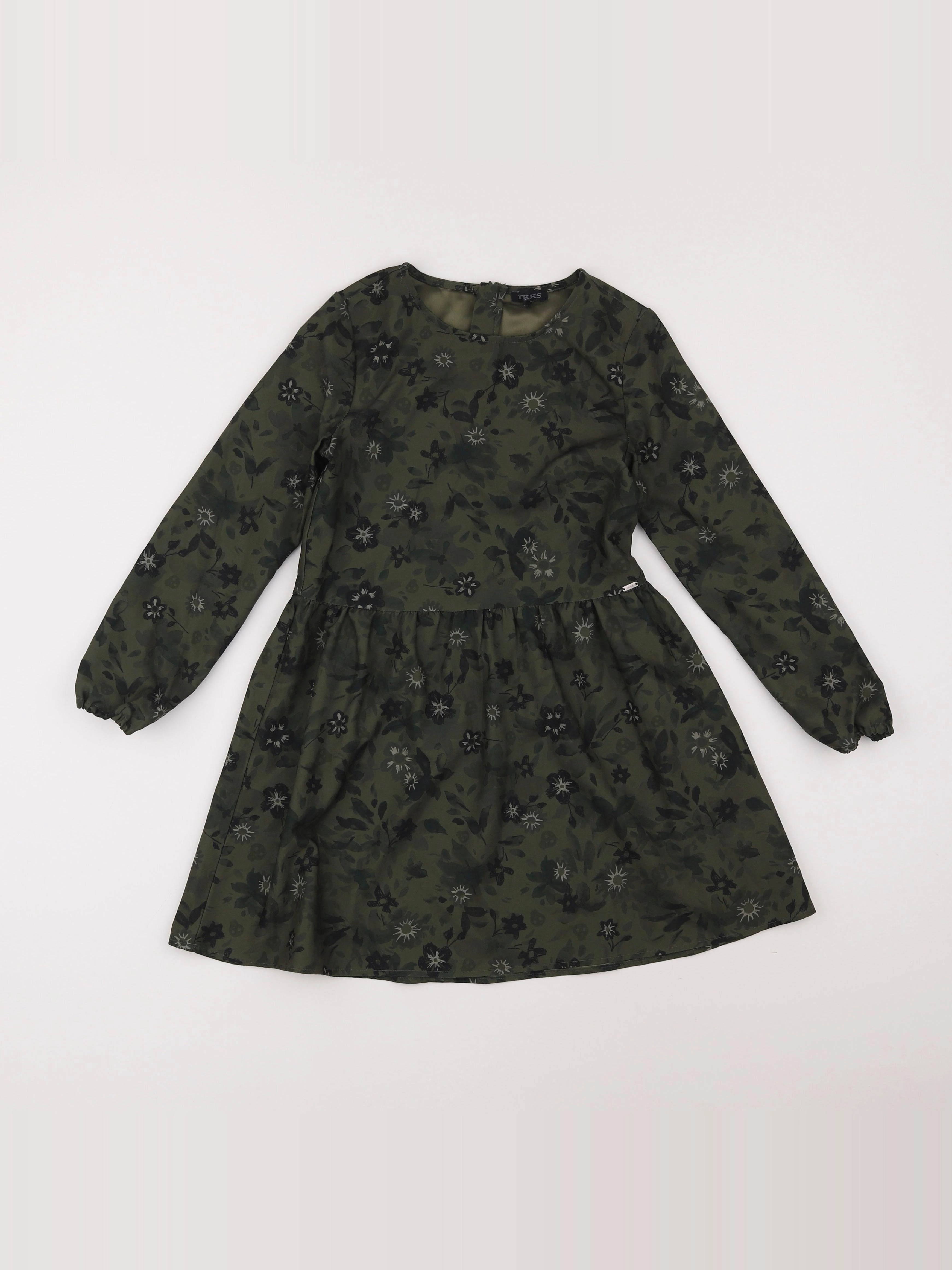 IKKS - robe vert - 8 ans