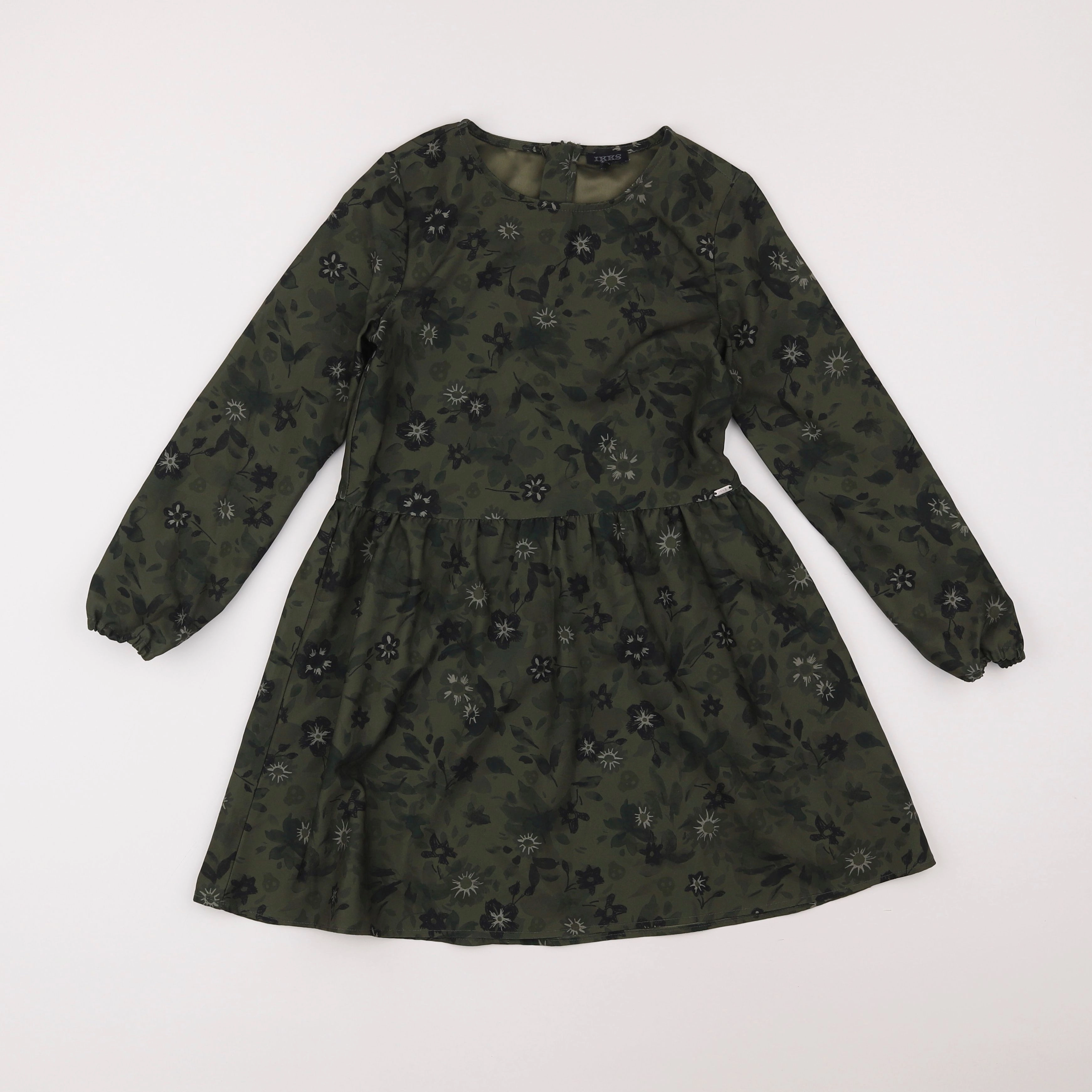 IKKS - robe vert - 8 ans