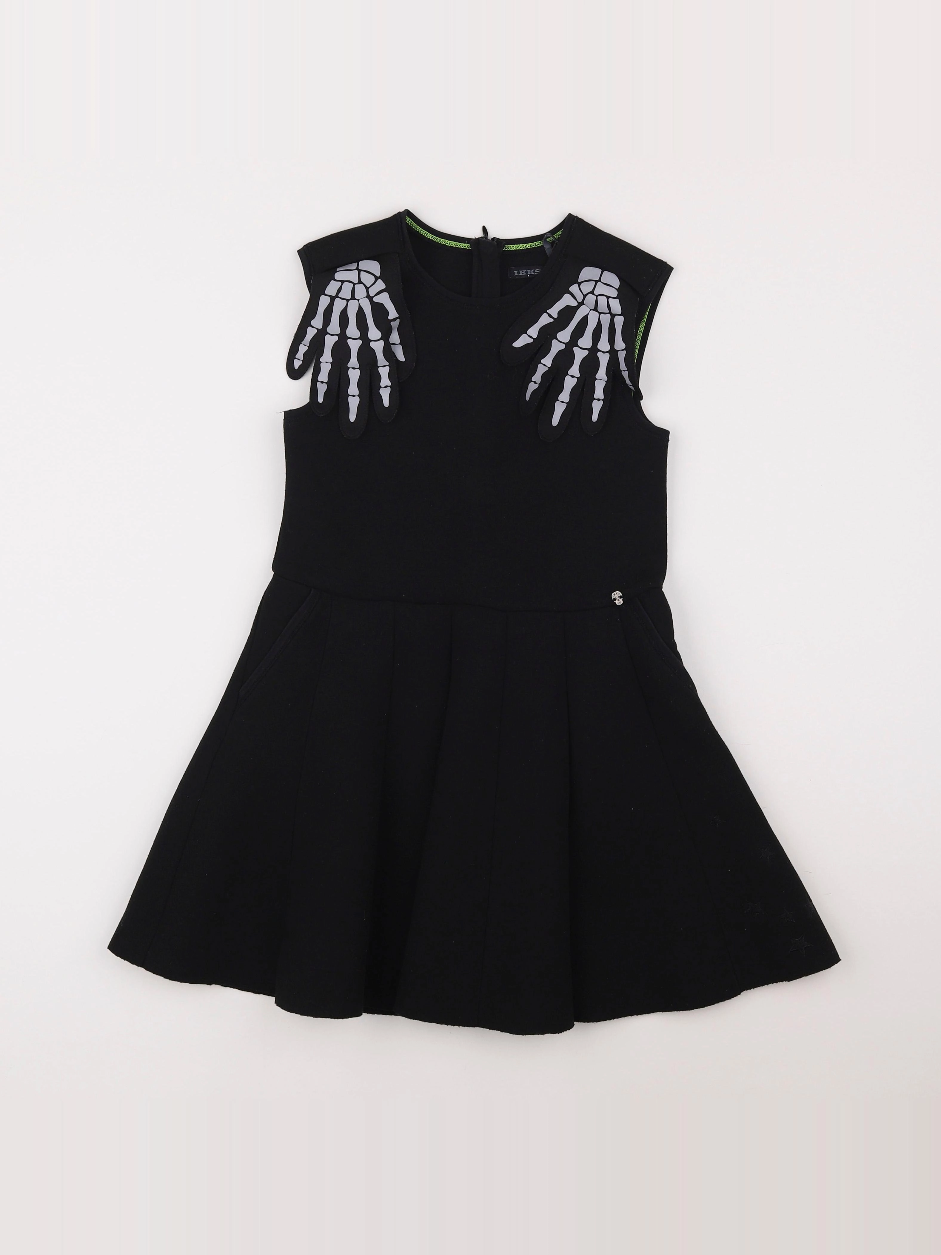 IKKS - robe noir - 8 ans