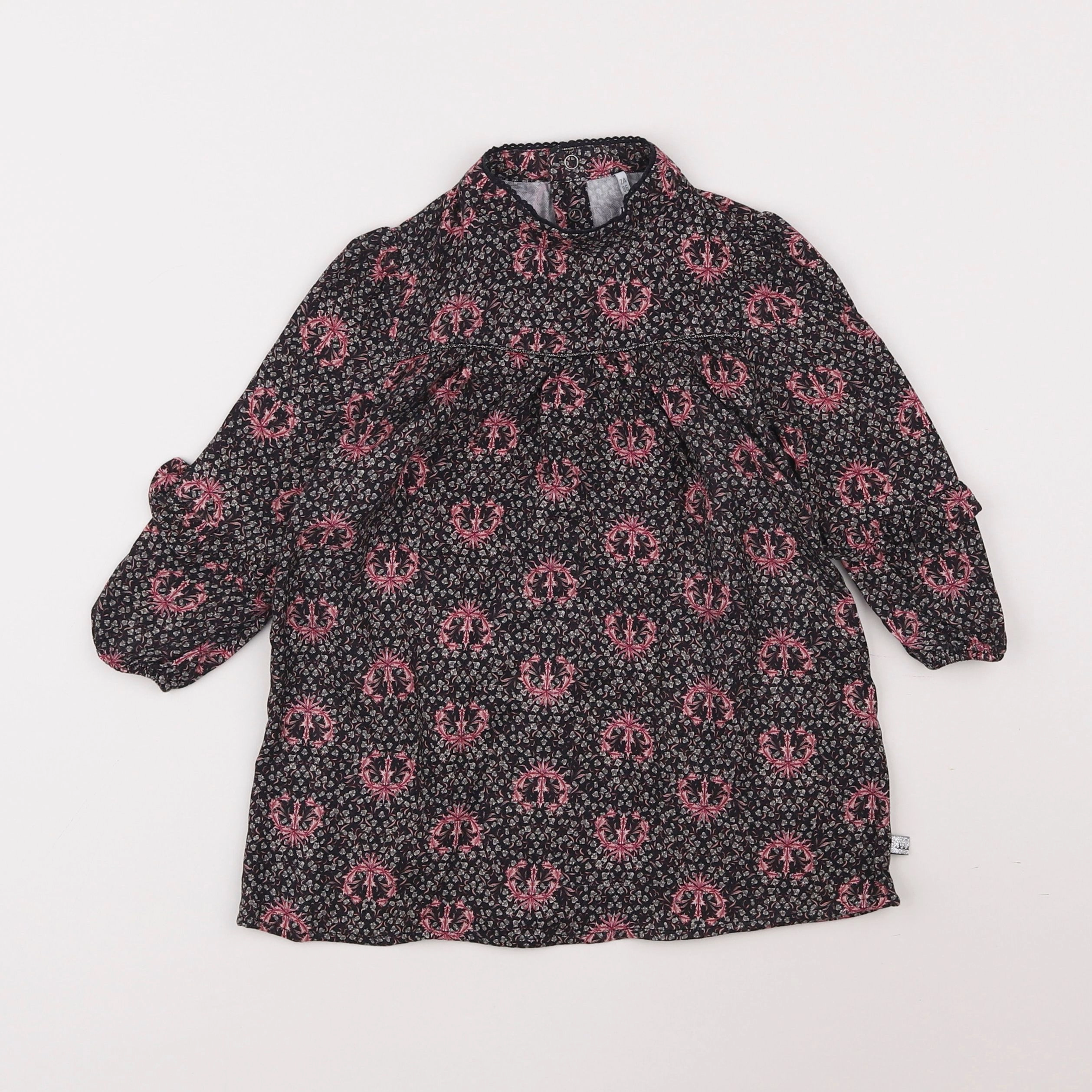 IKKS - robe rose - 2 ans