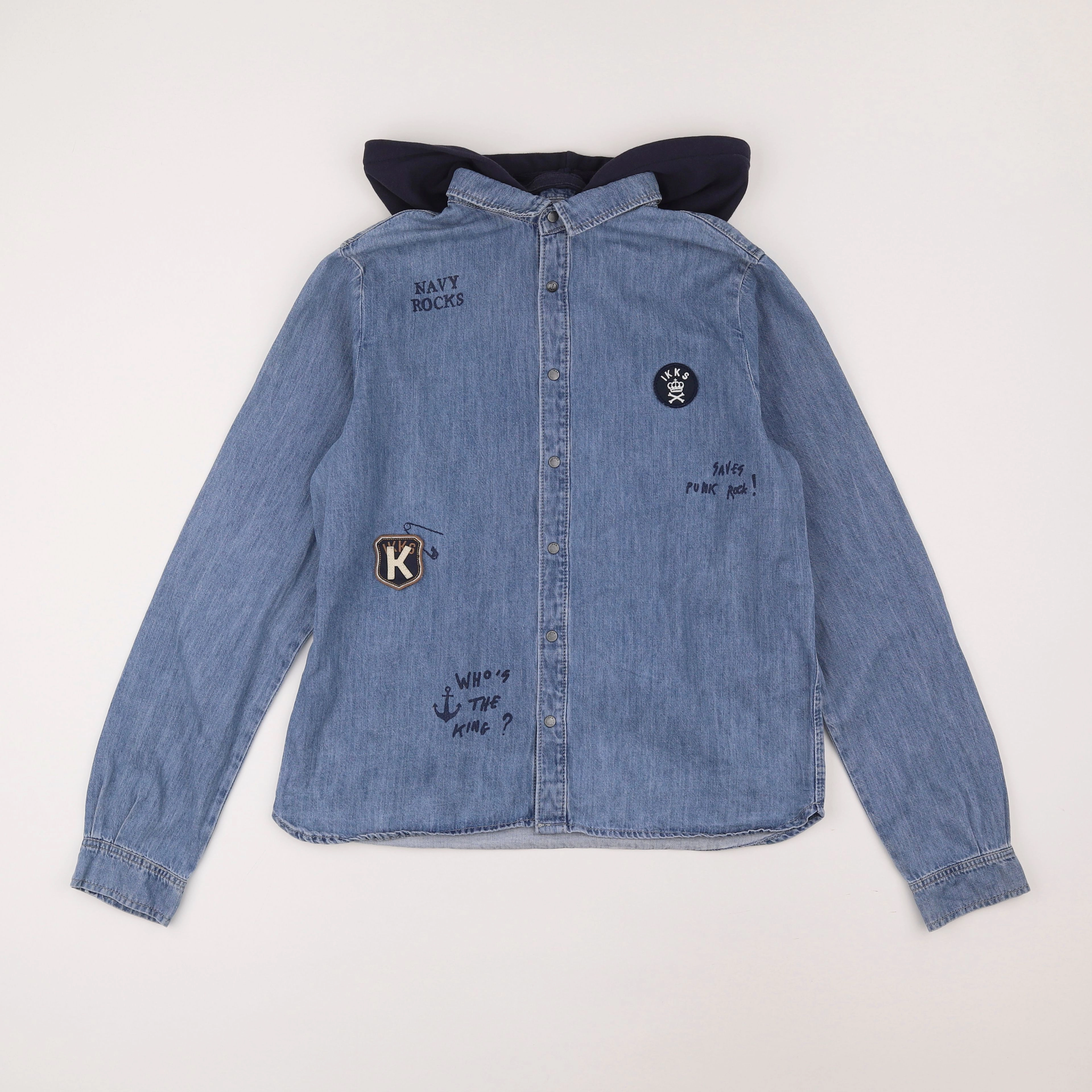 IKKS - chemise bleu - 14 ans