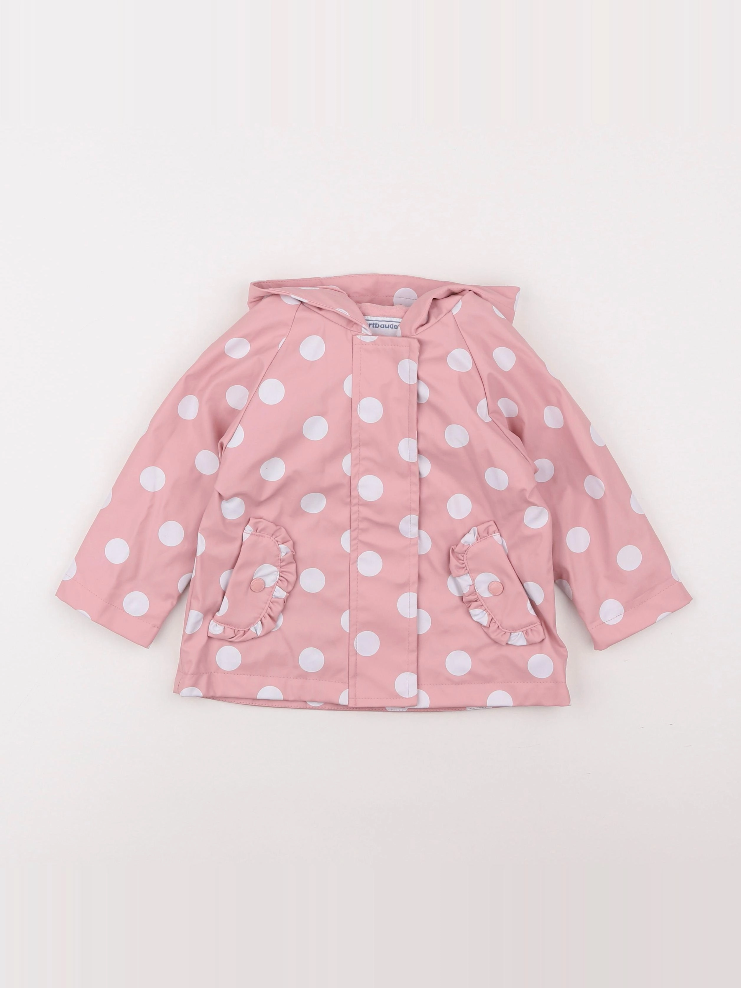 Vertbaudet - imperméable rose - 18 mois