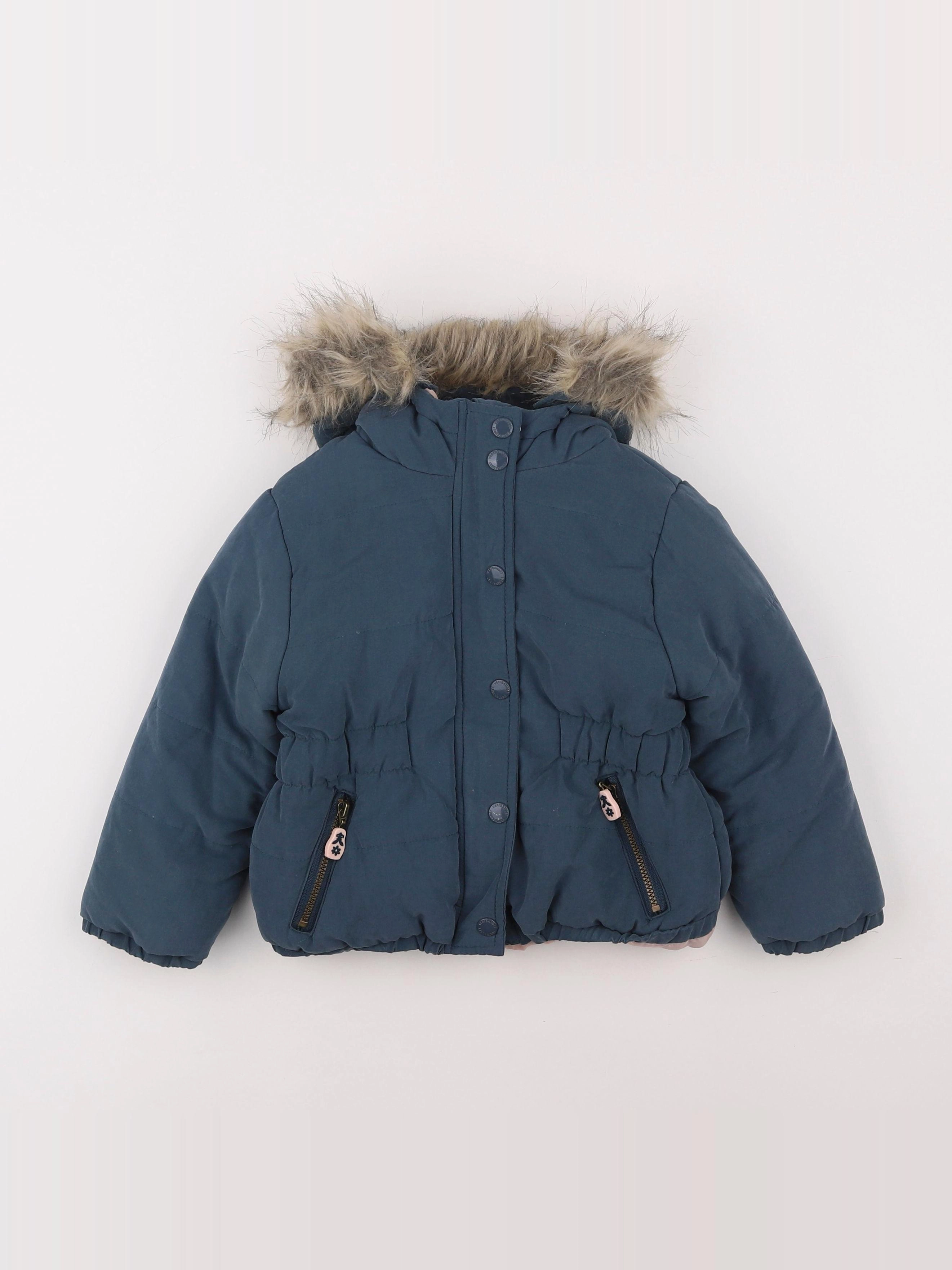 Vertbaudet - doudoune bleu - 2 ans