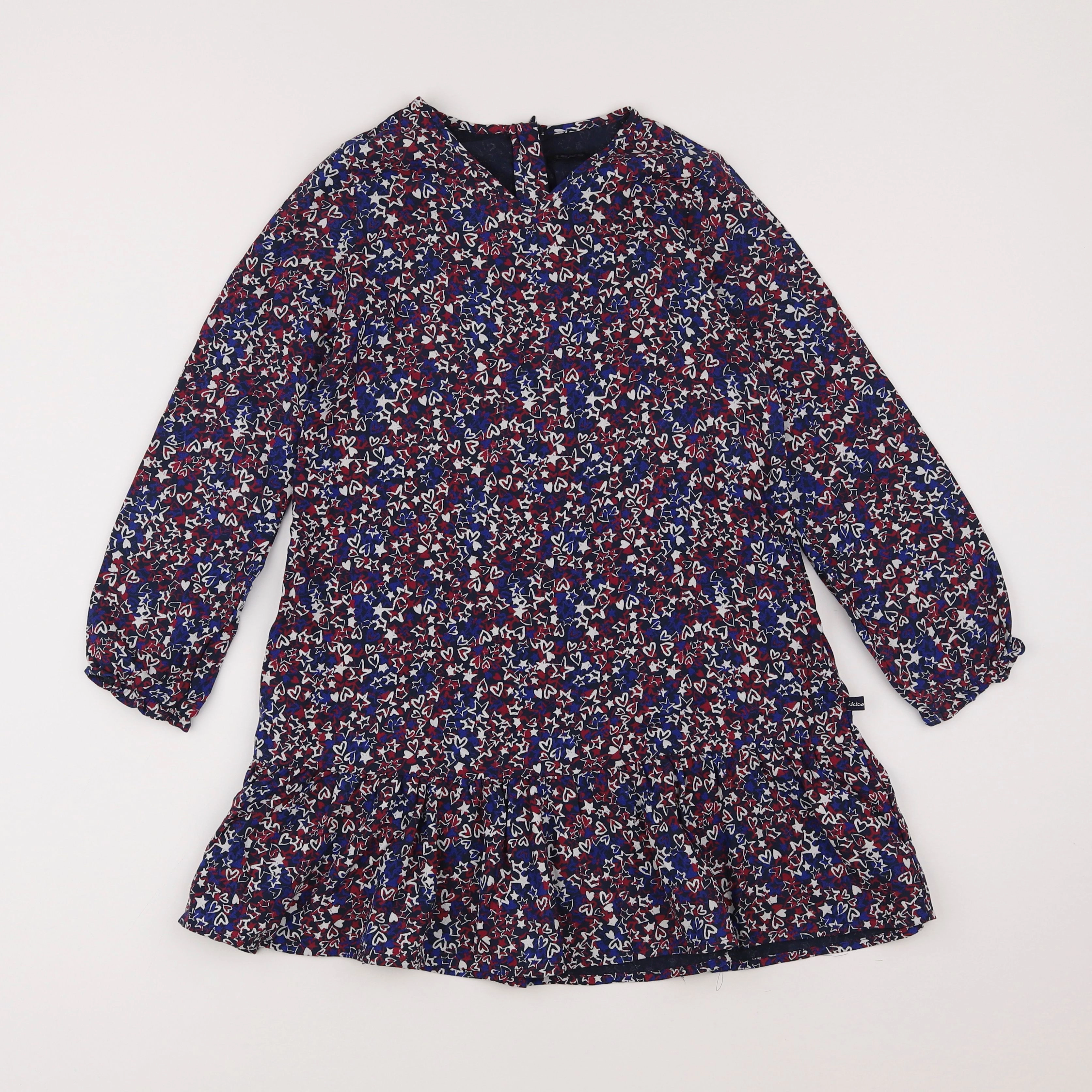 IKKS - robe rouge, bleu - 8 ans