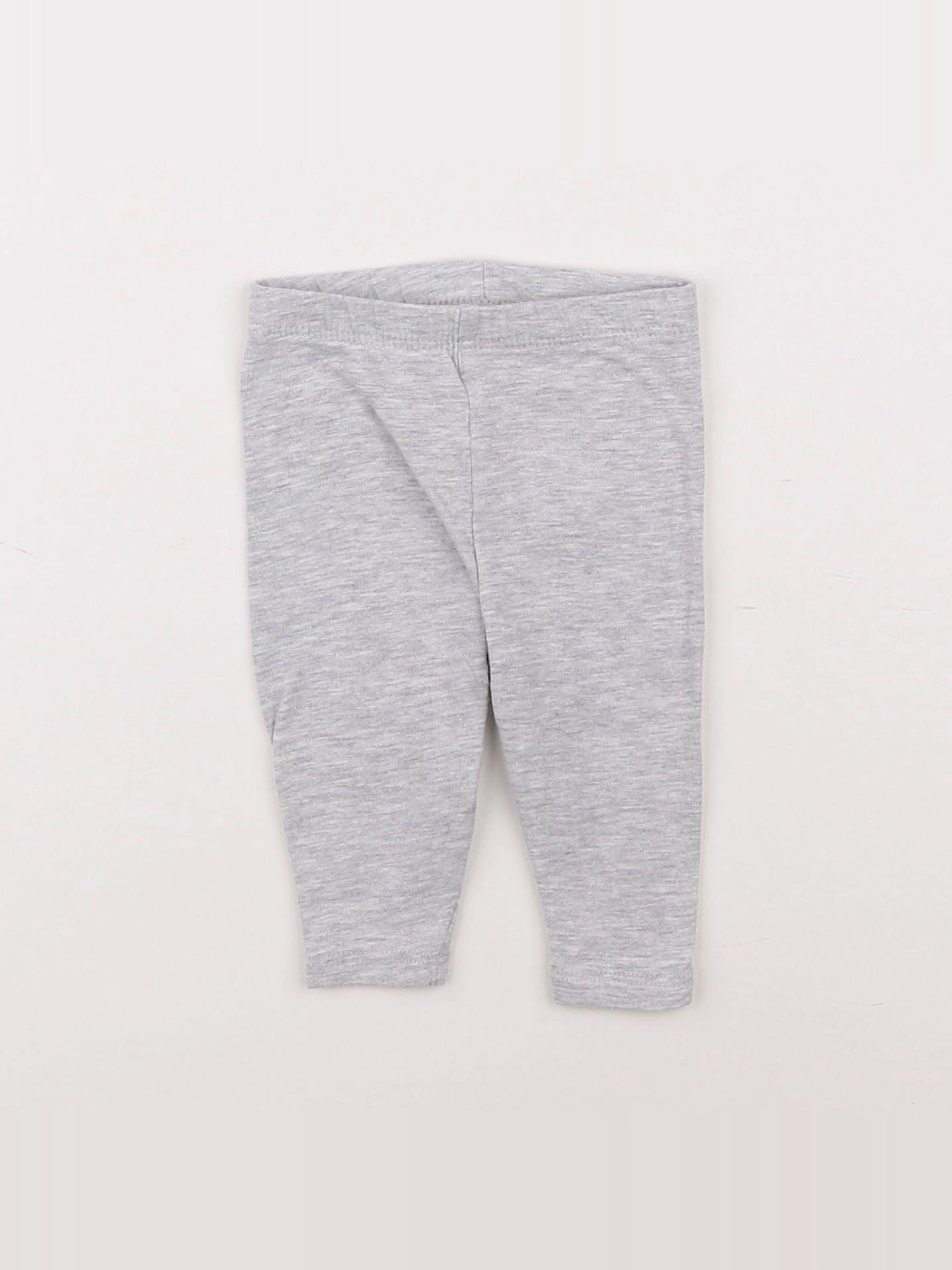 Vertbaudet - legging gris - 1 mois