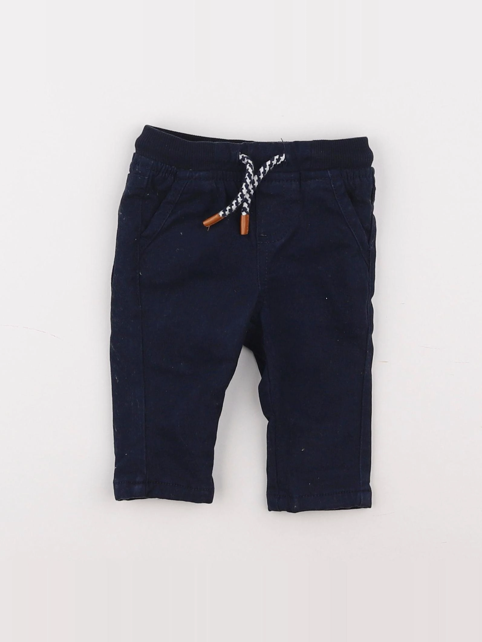 Vertbaudet - pantalon bleu - 3 mois