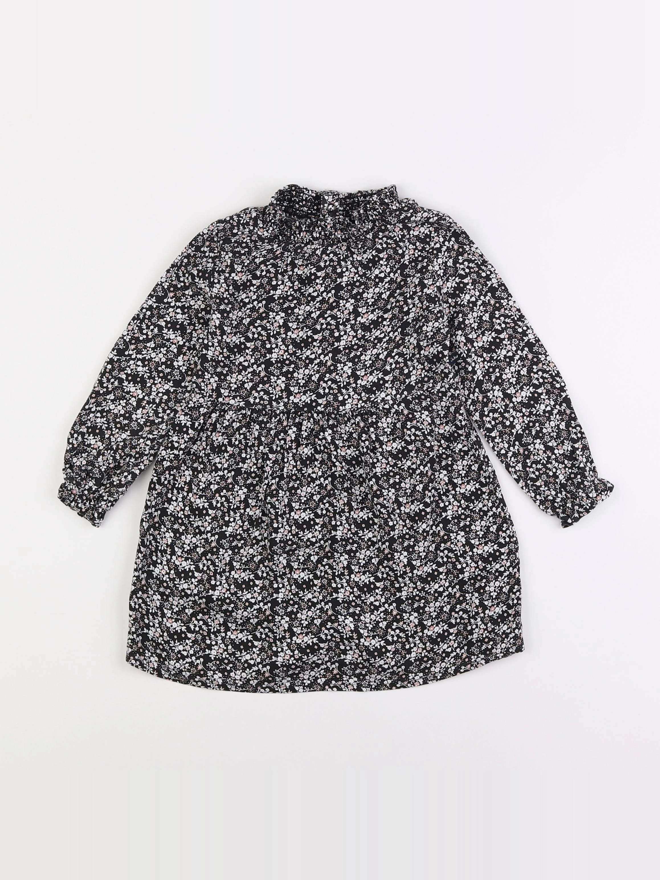 IKKS - robe noir - 2 ans
