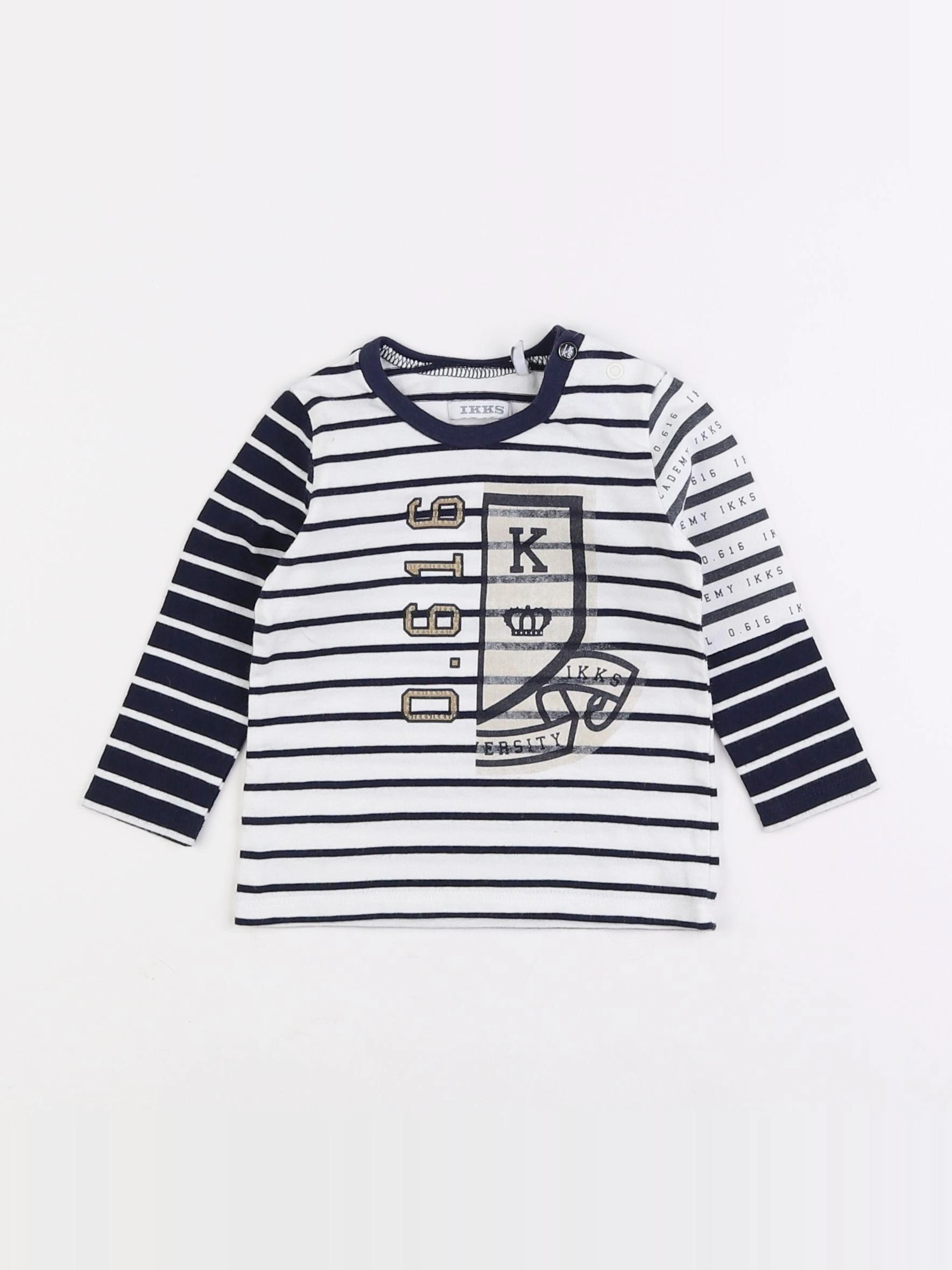 IKKS - tee-shirt multicolore - 6 mois