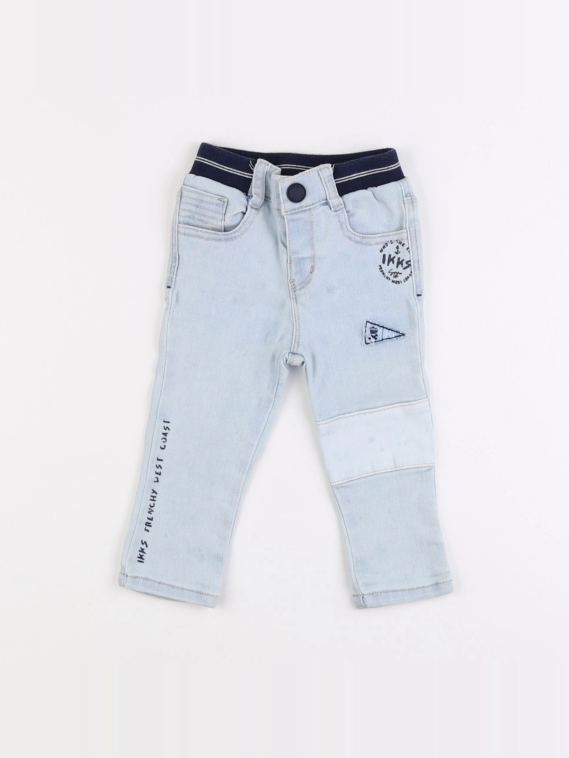 IKKS - jean bleu - 12 mois