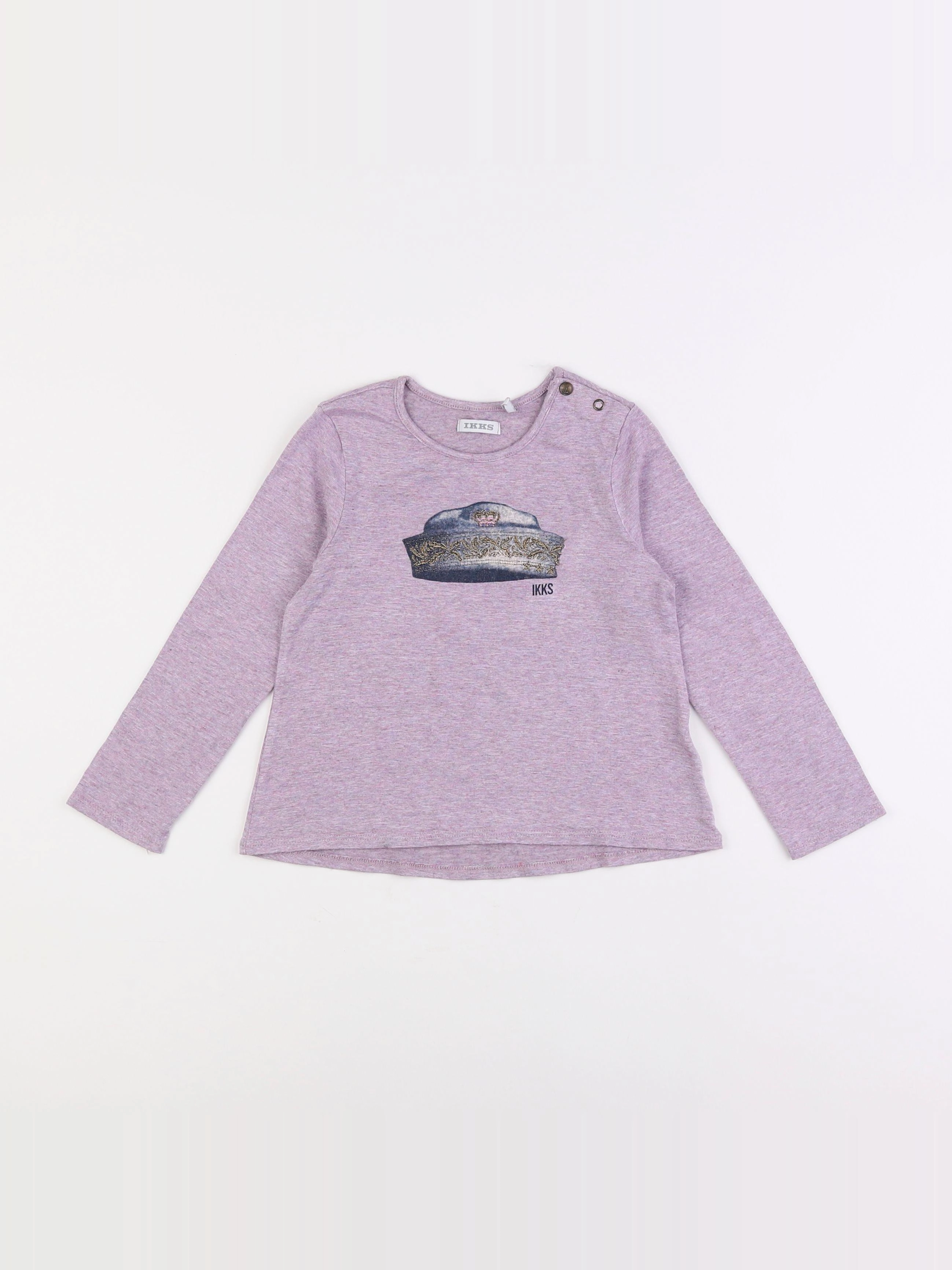 IKKS - tee-shirt violet - 3 ans