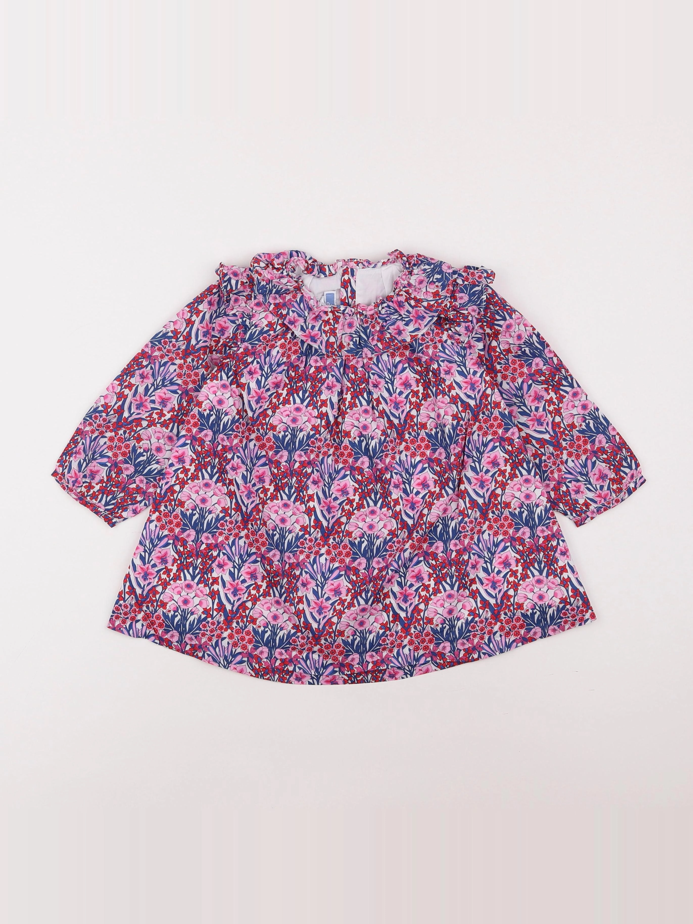Jacadi - robe liberty multicolore - 18 mois