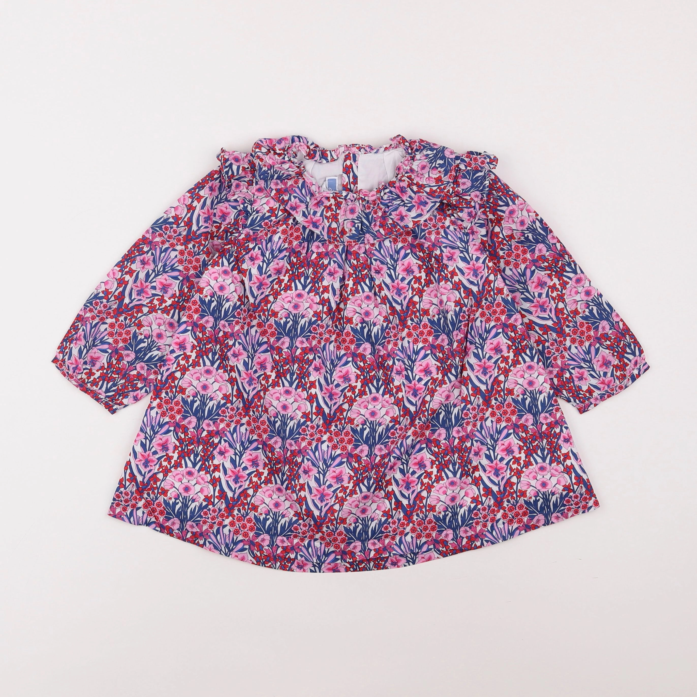 Jacadi - robe liberty multicolore - 18 mois