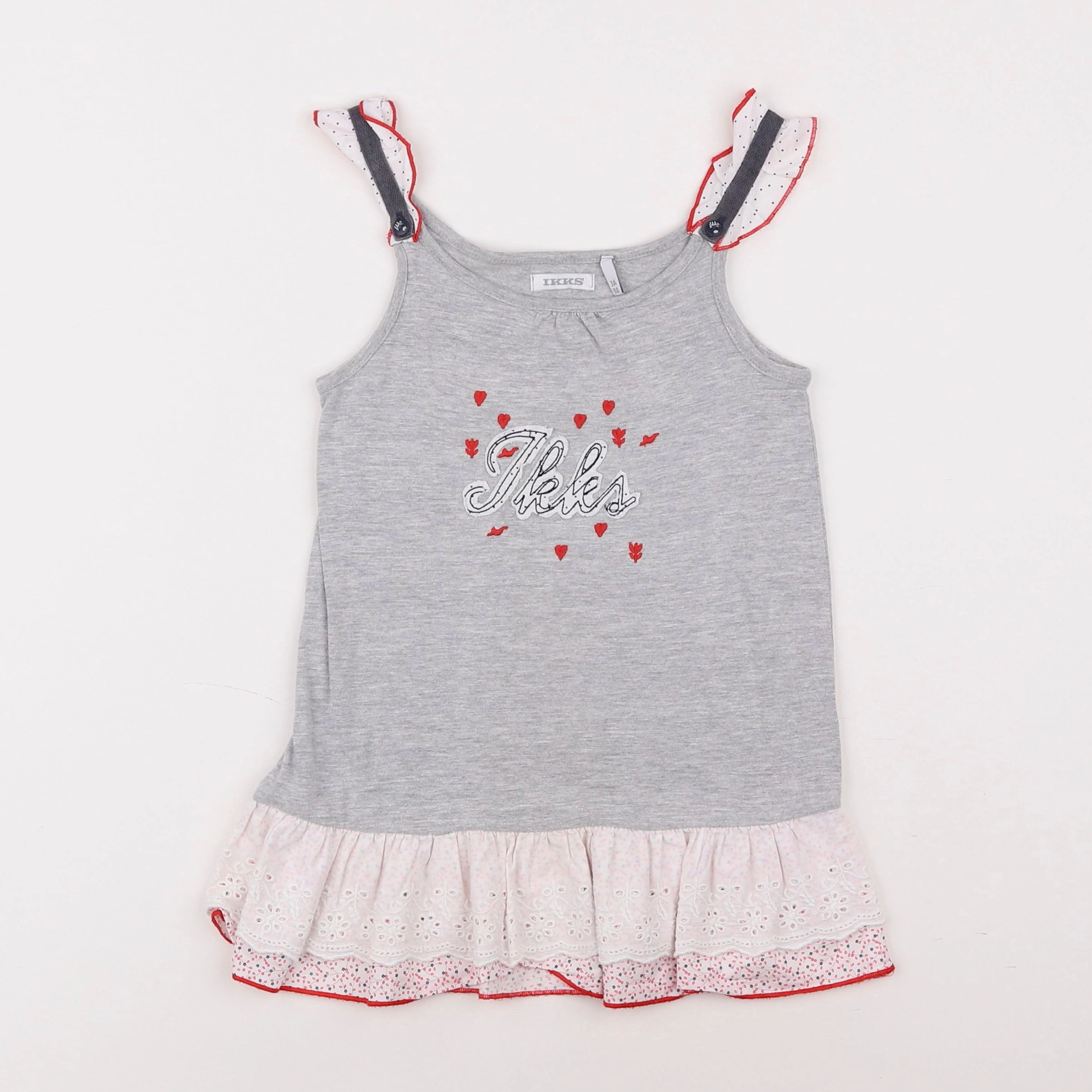 IKKS - robe gris - 3 ans