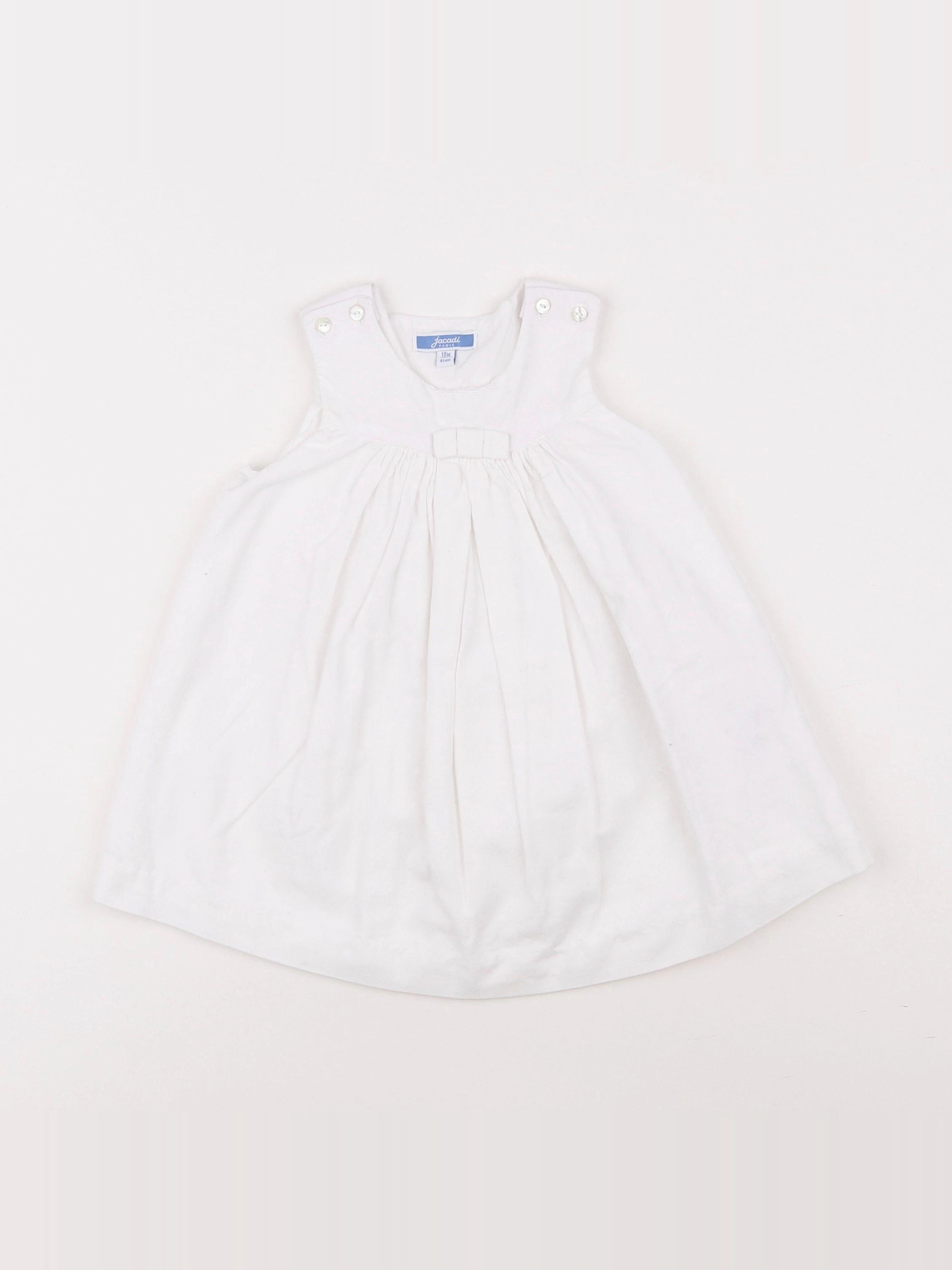 Jacadi - robe blanc - 18 mois