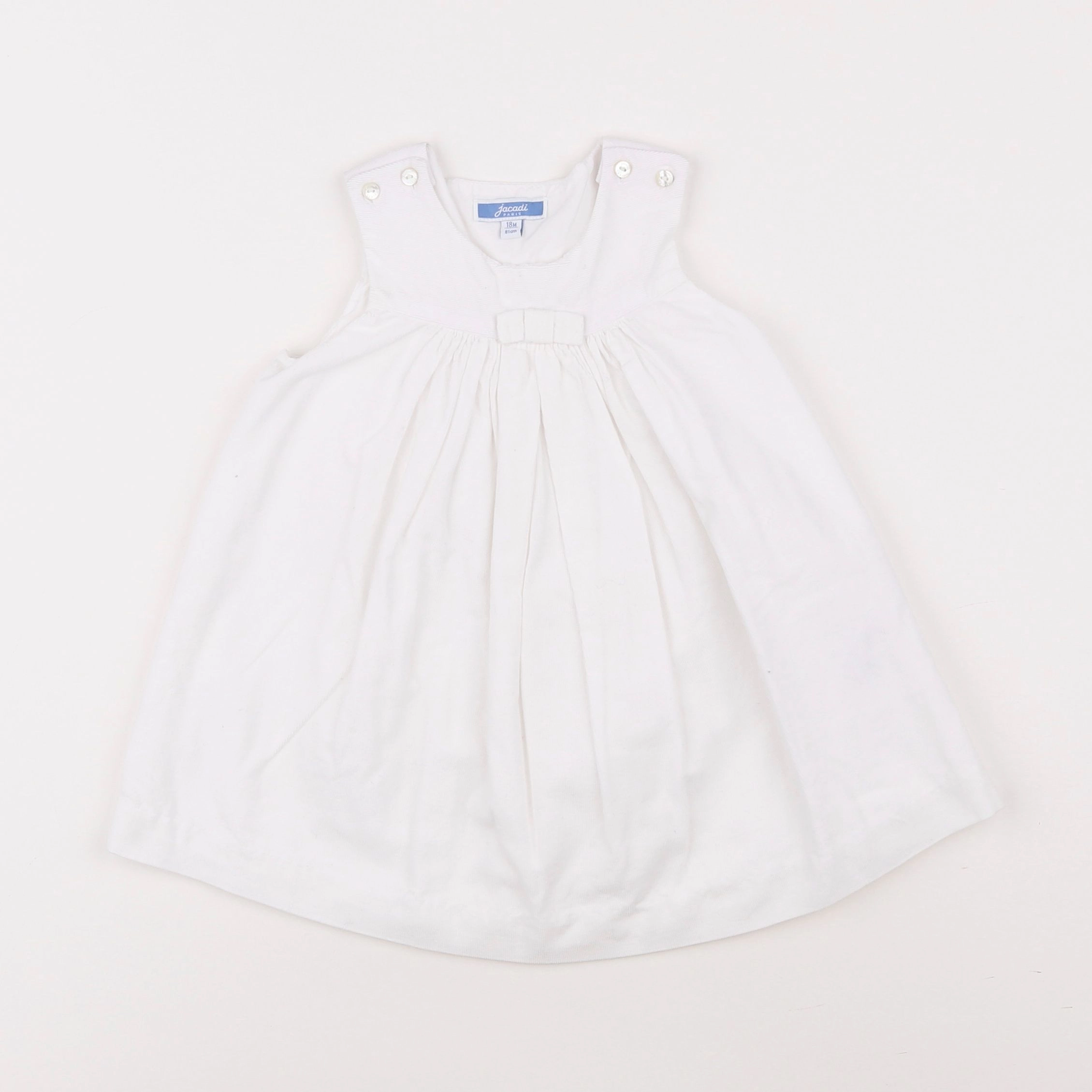 Jacadi - robe blanc - 18 mois
