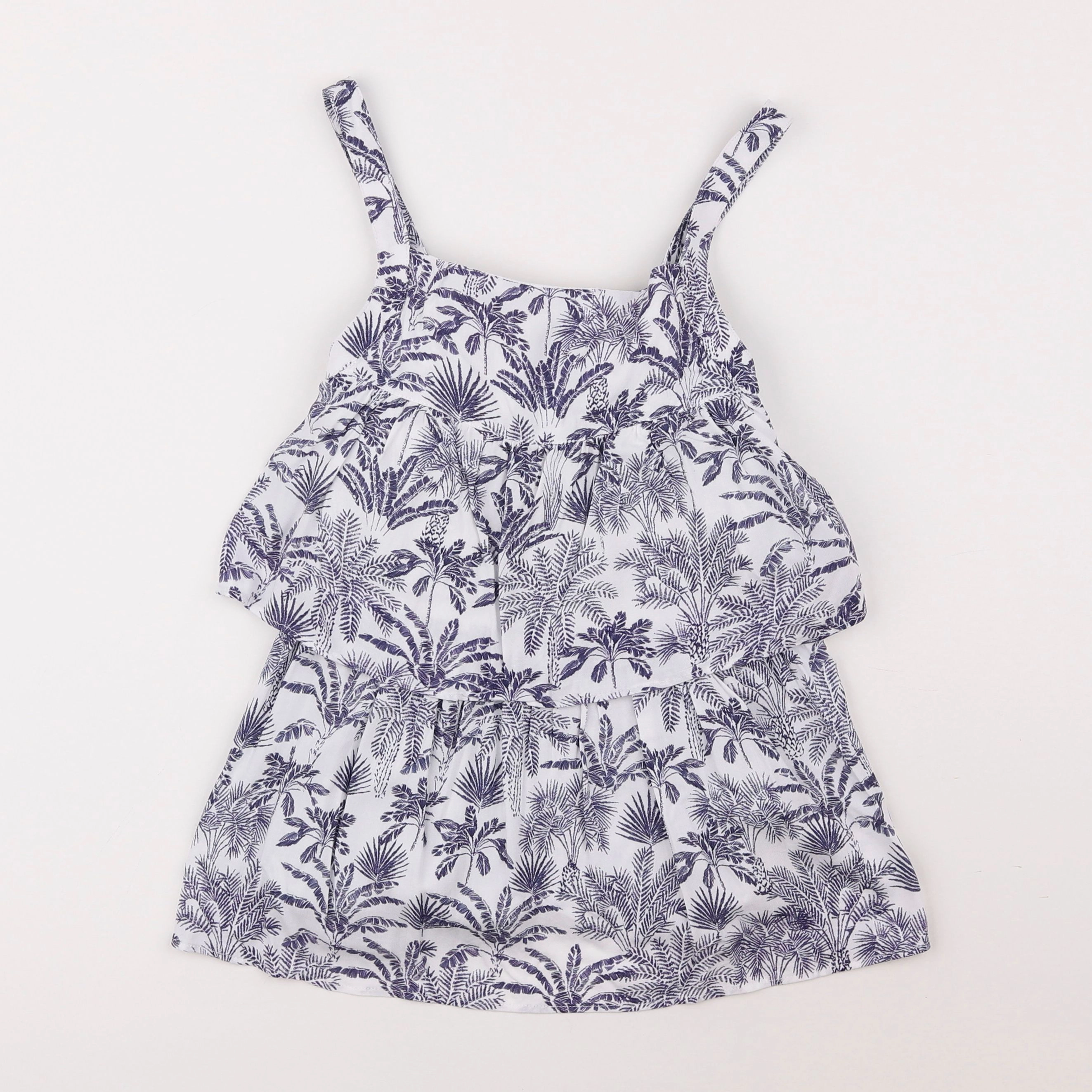 IKKS - blouse bleu, blanc - 12 ans