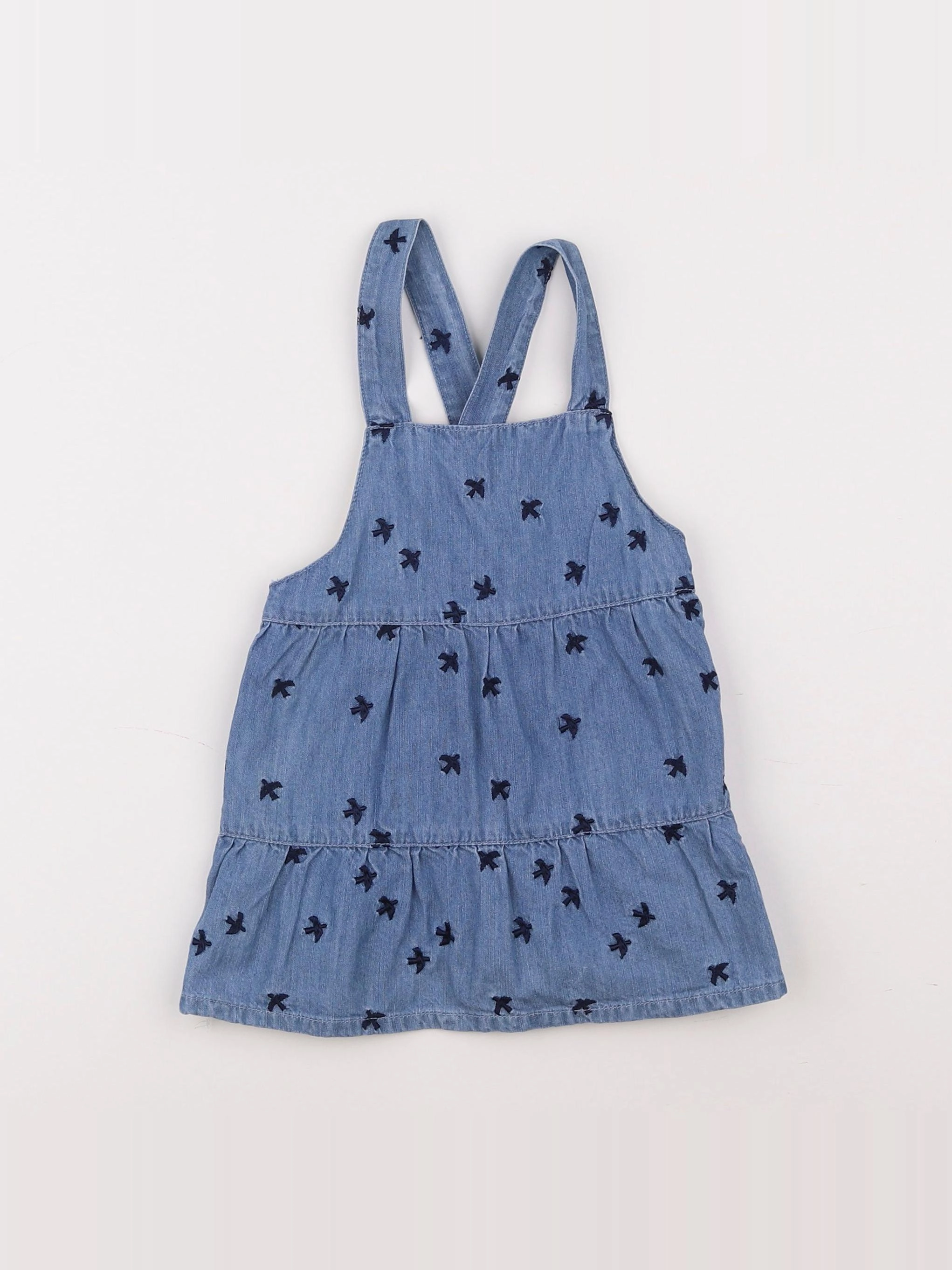 Cadet Rousselle - robe bleu - 6 mois