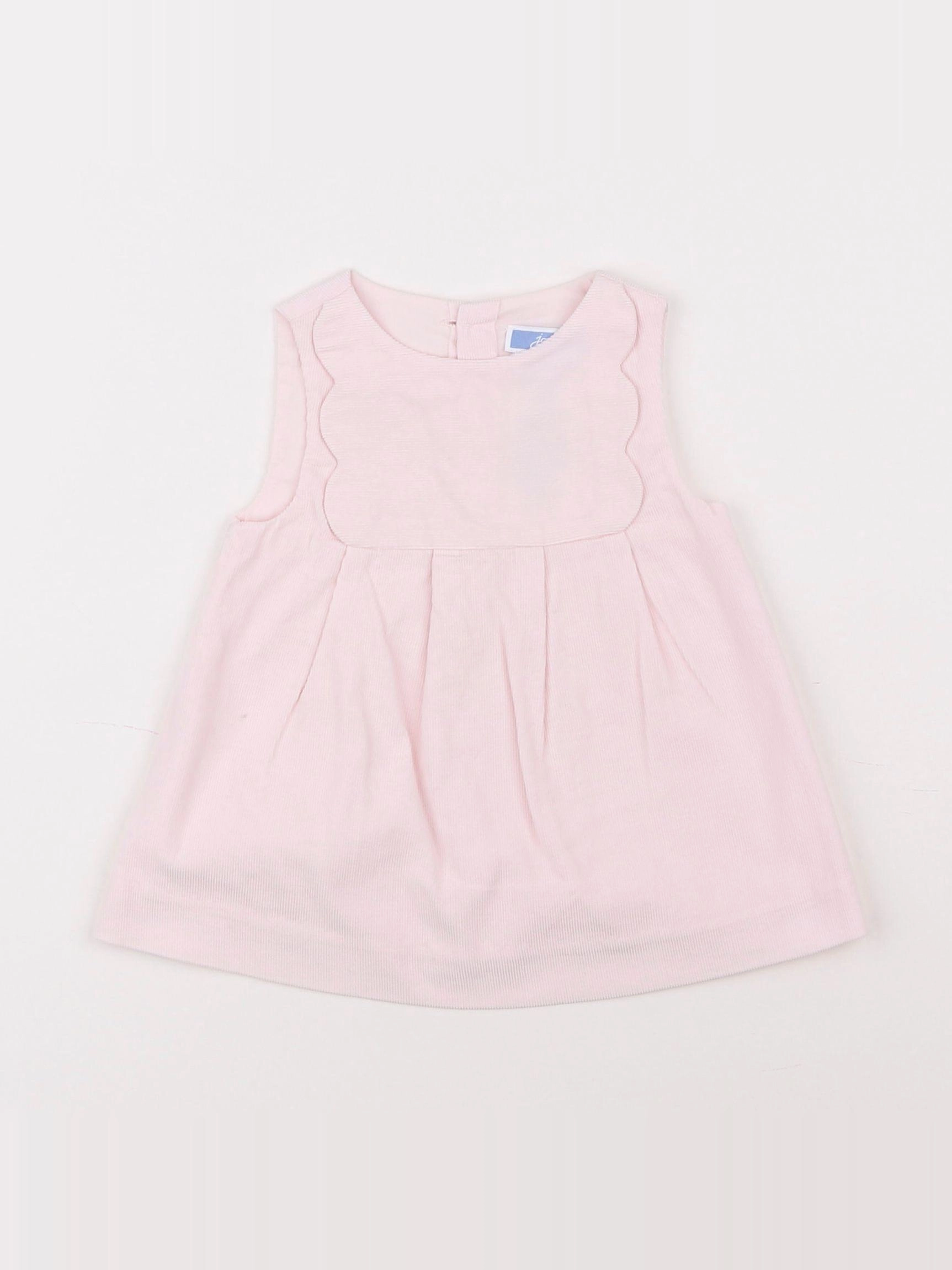 Jacadi - robe rose - 3 mois