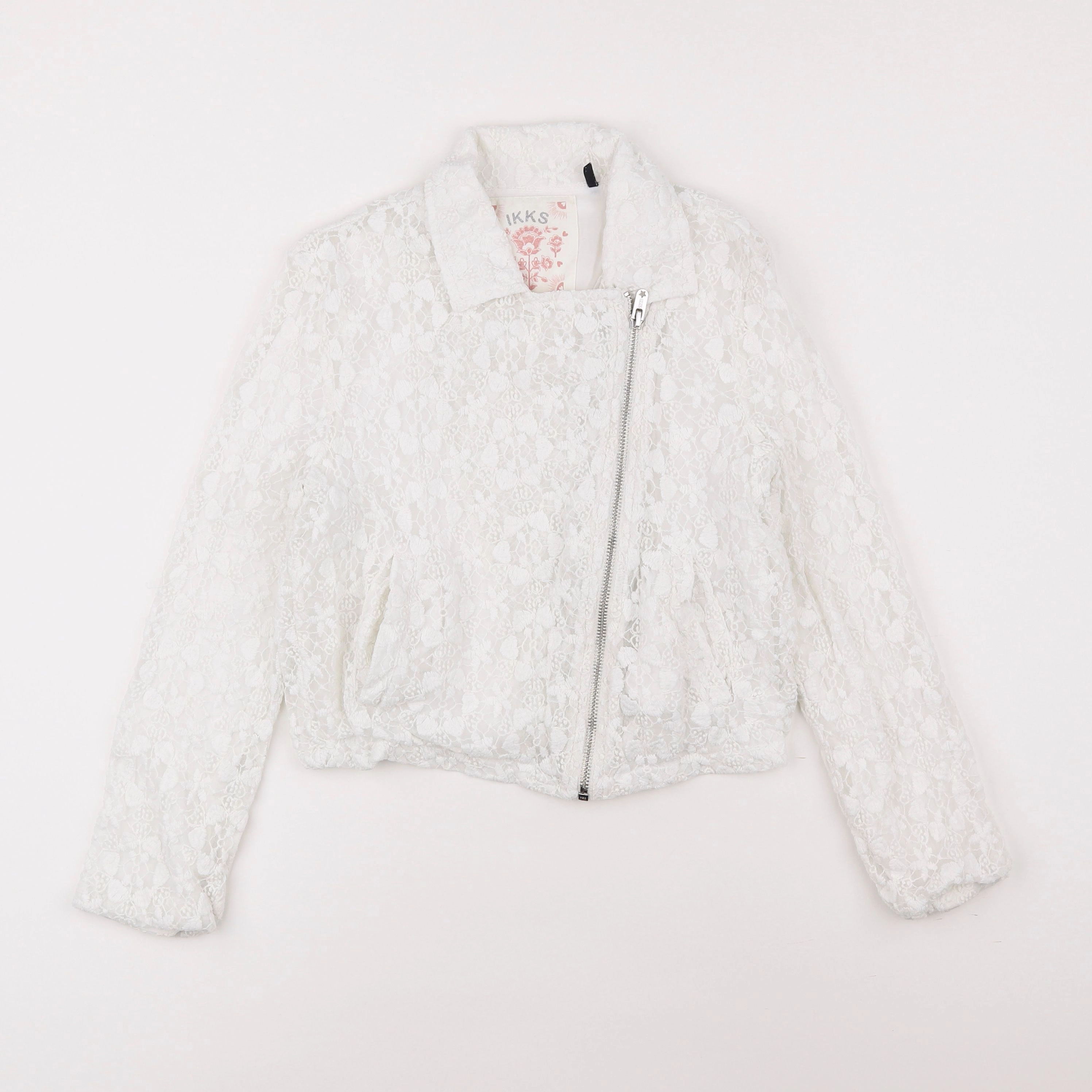 IKKS - veste blanc - 10 ans