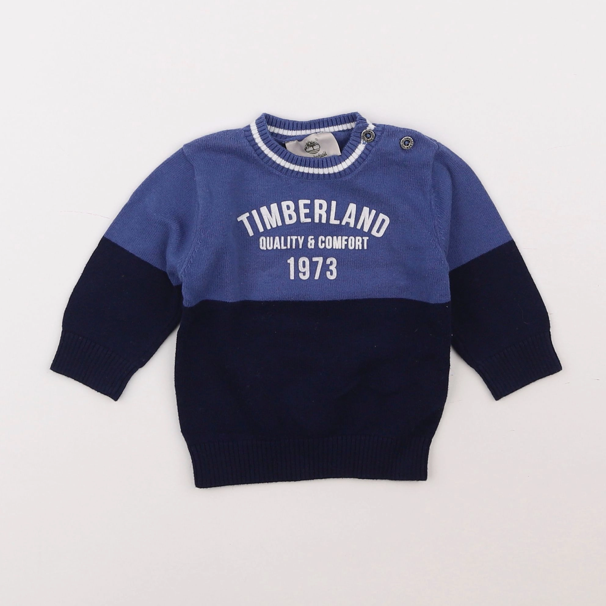 Timberland - pull bleu - 6 mois
